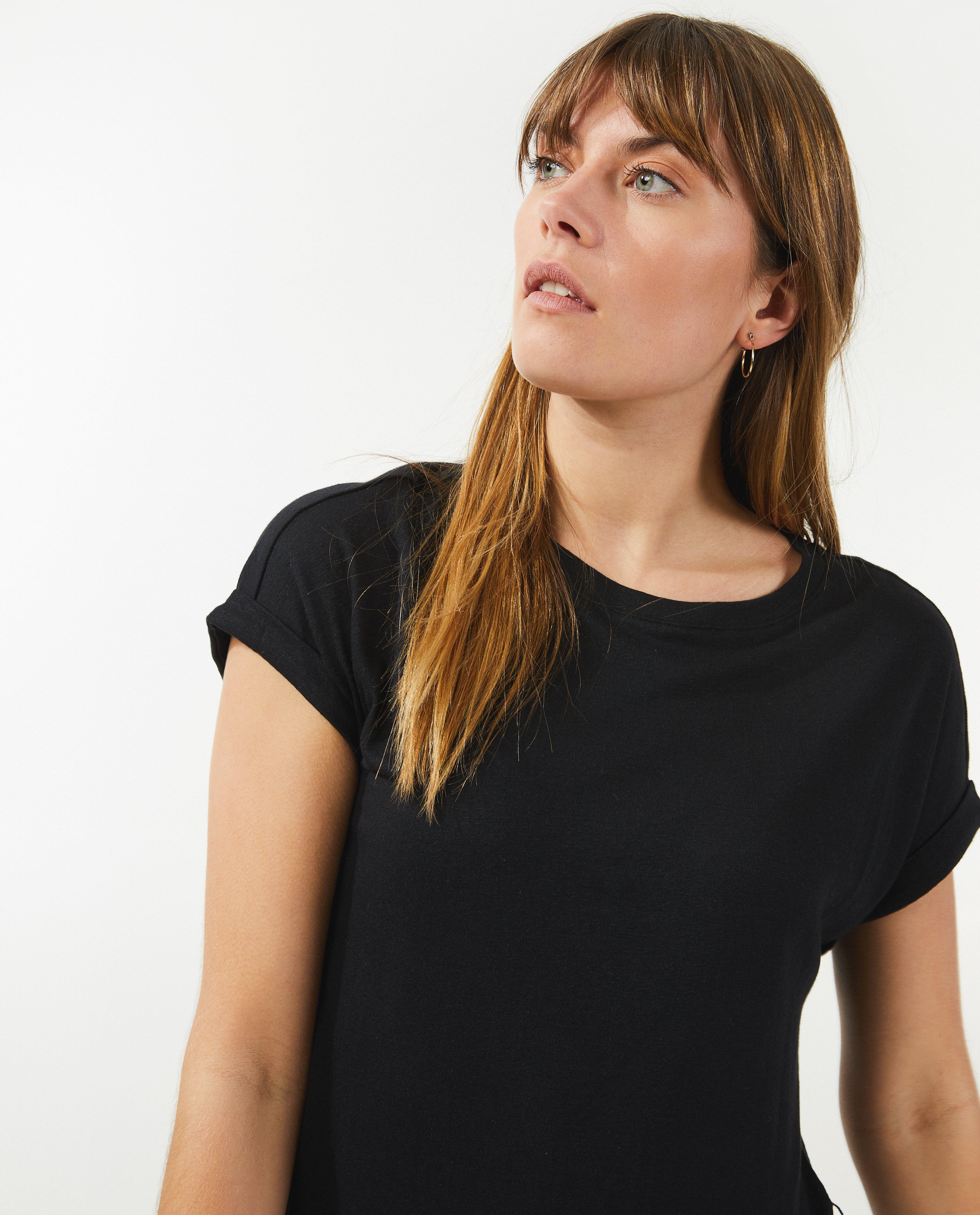 Robes - Robe t-shirt noire