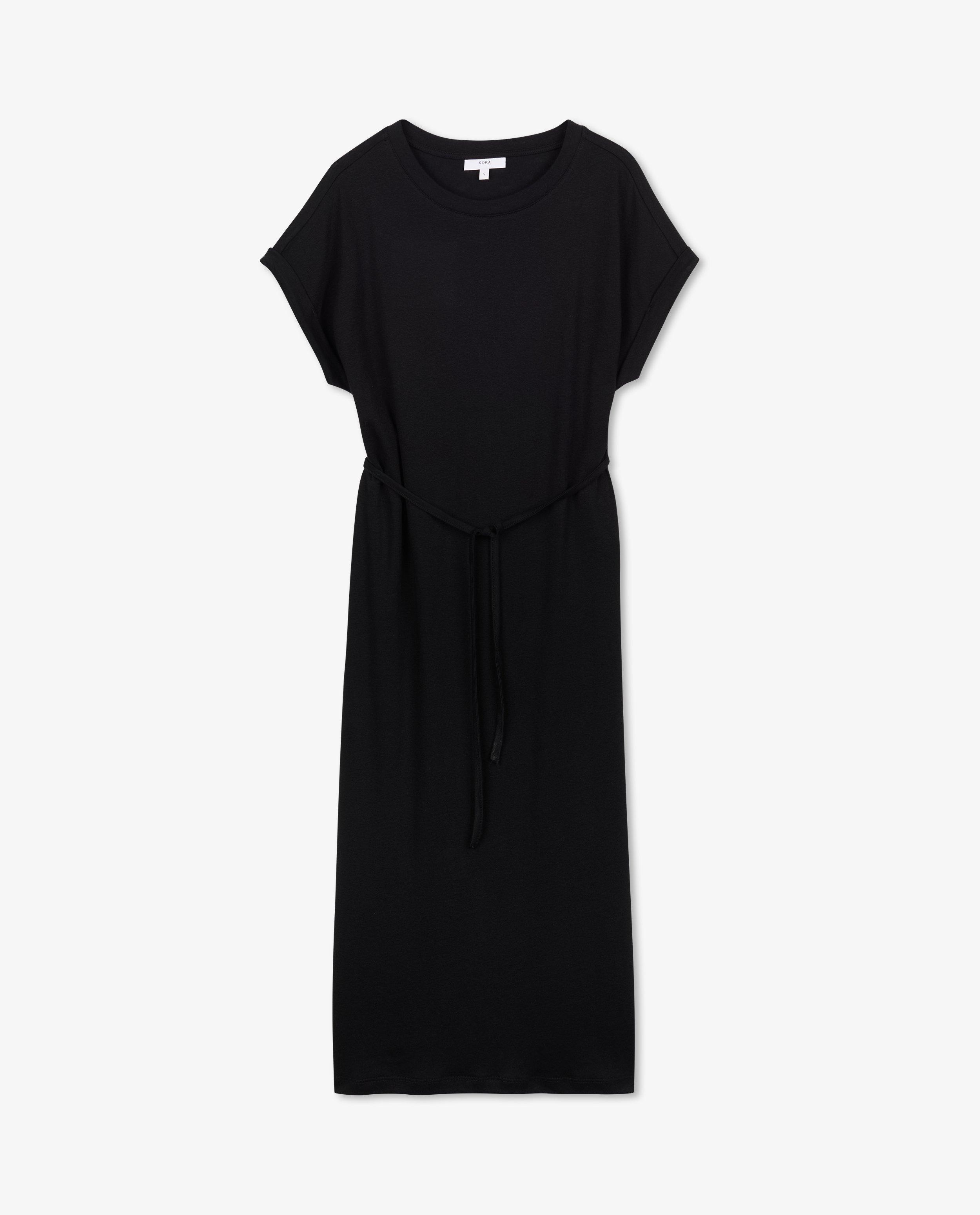 Robes - Robe t-shirt noire