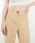 Pantalons - Pantalon beige, straight fit