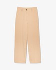 Pantalons - Pantalon beige, straight fit