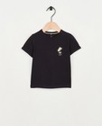 Zwart T-shirt met borduursel - null - Cuddles and Smiles