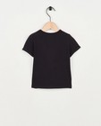 T-shirts - Zwart T-shirt met borduursel