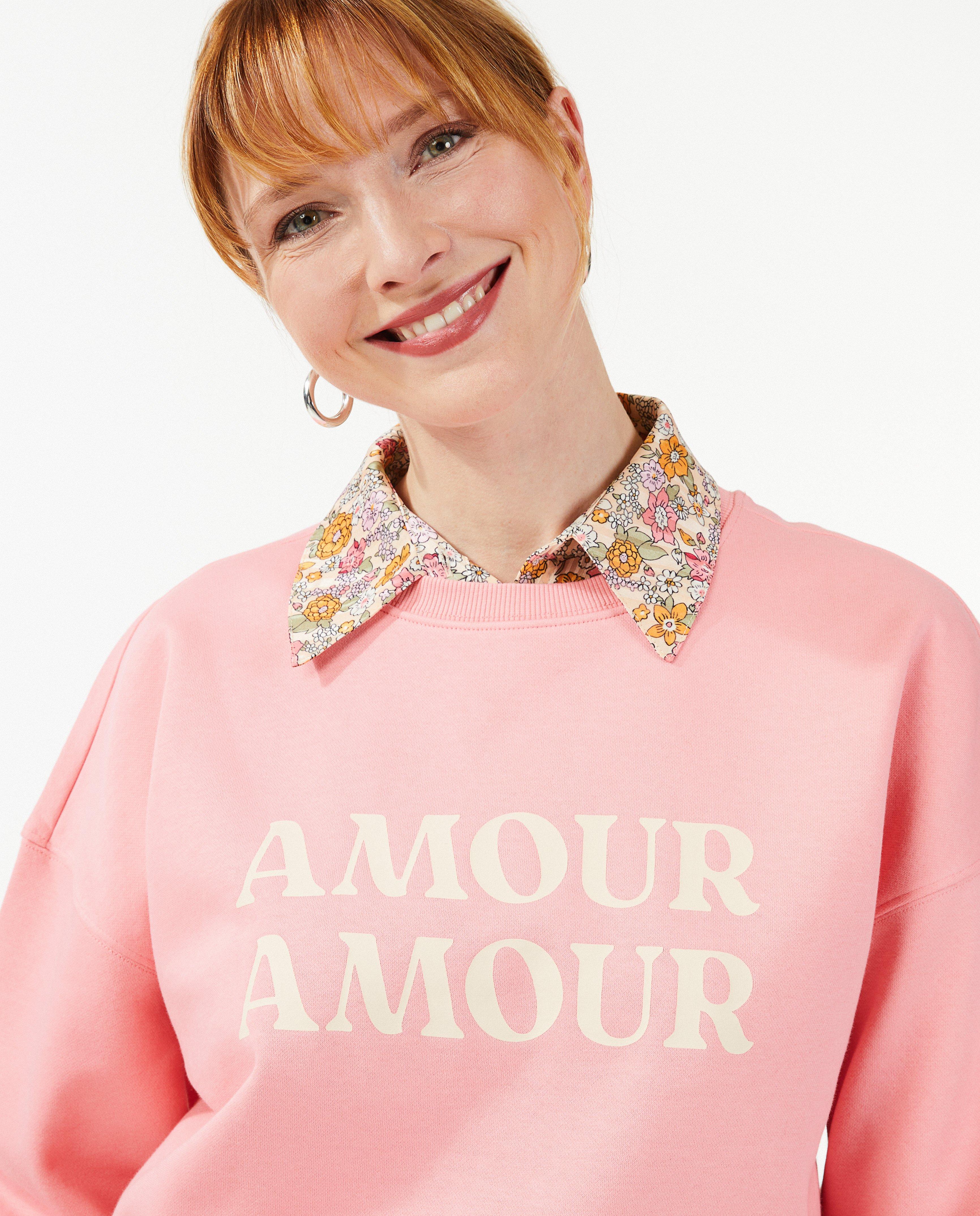Sweaters - Sweater met opschrift