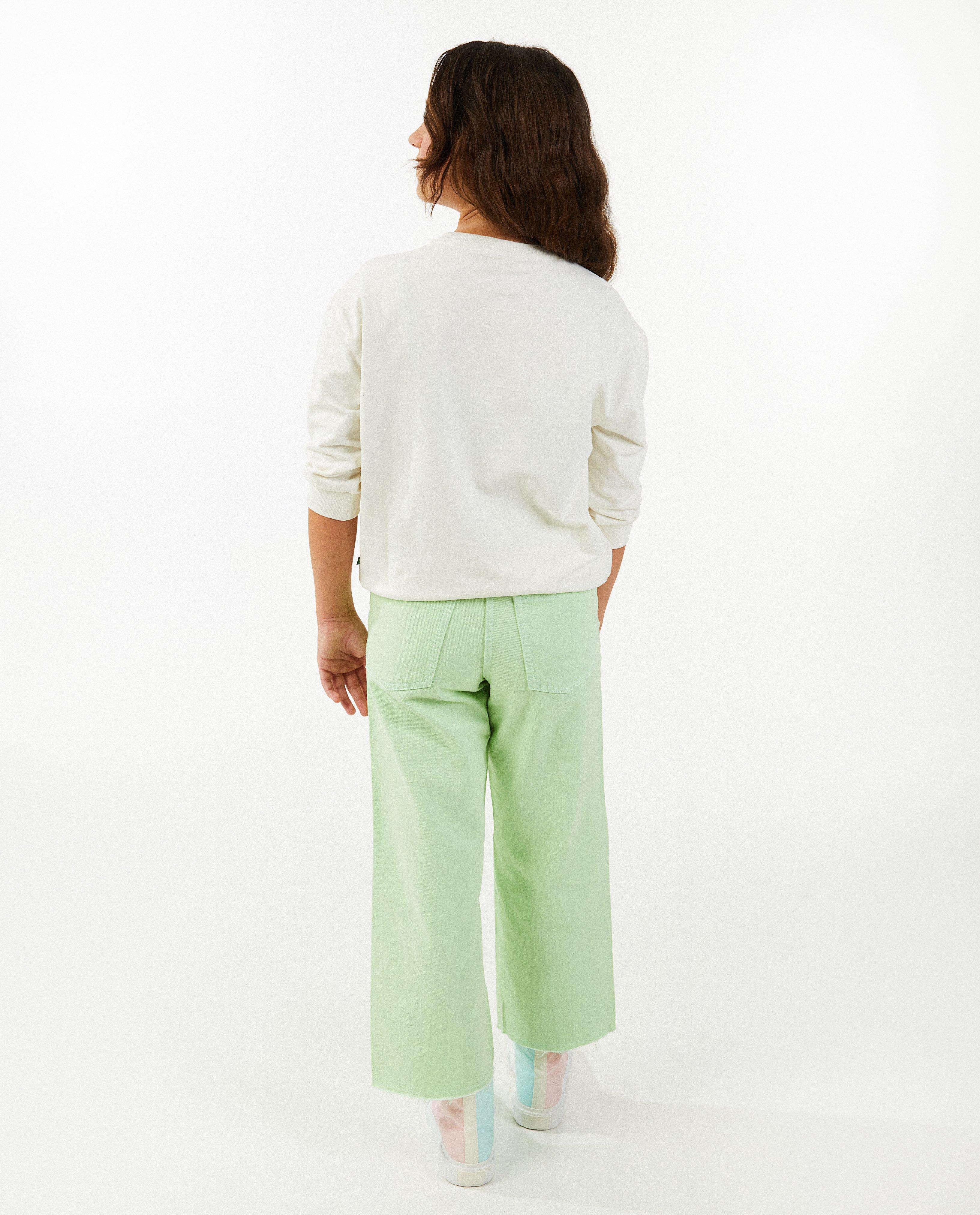 Sweaters - Witte sweater met opschrift