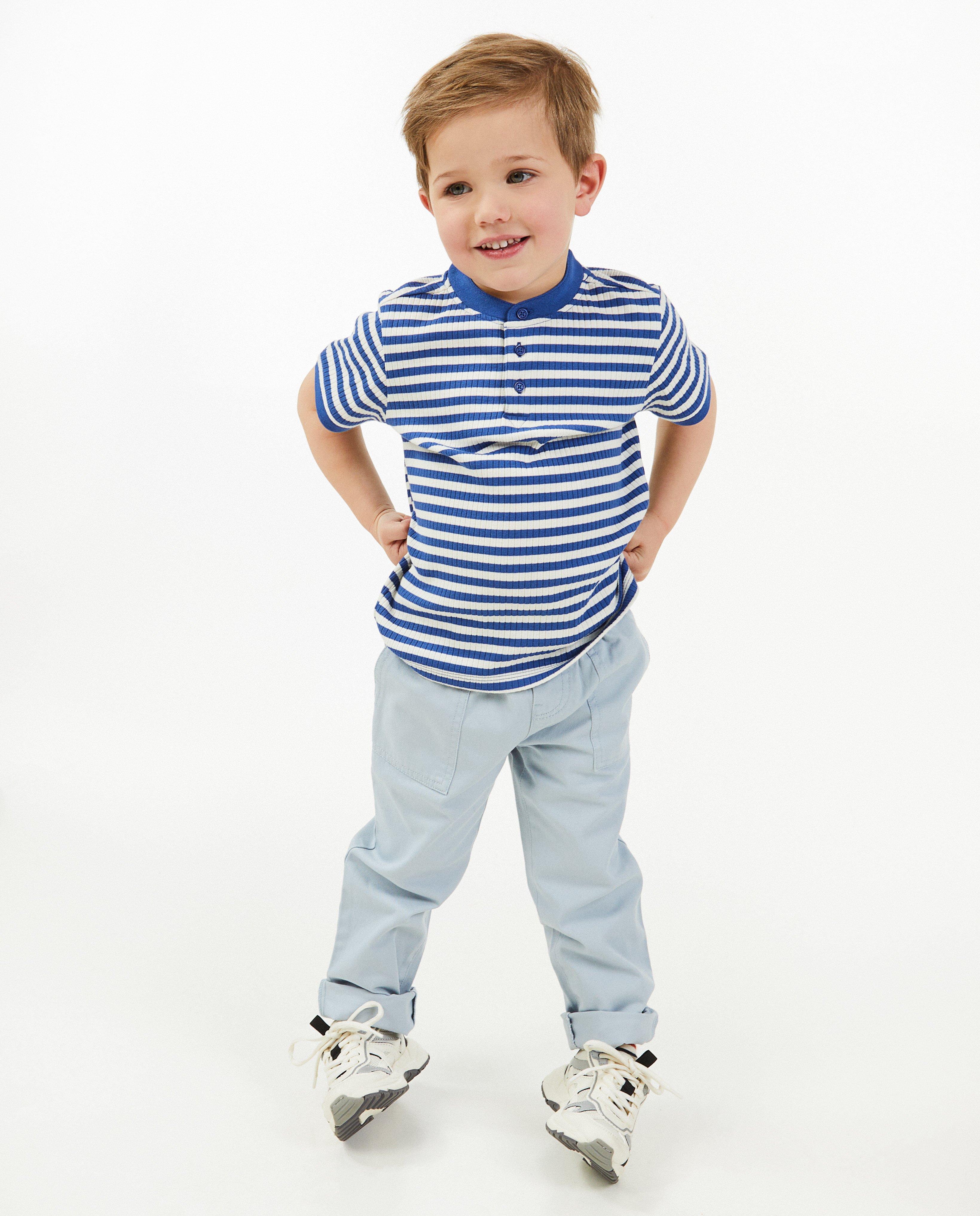 T-shirt met strepen - null - Maya