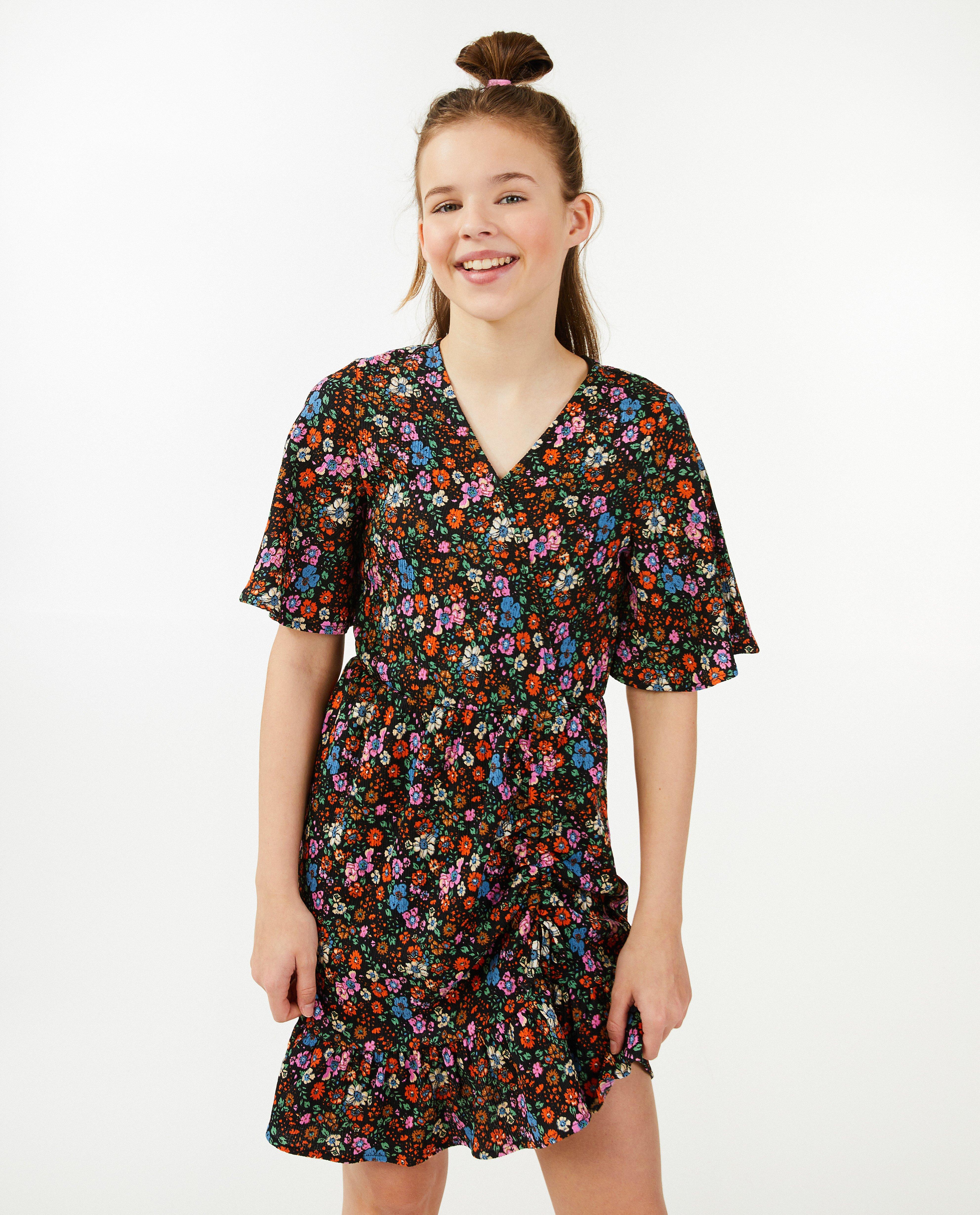 Kleedjes - Jurk met bloemenprint