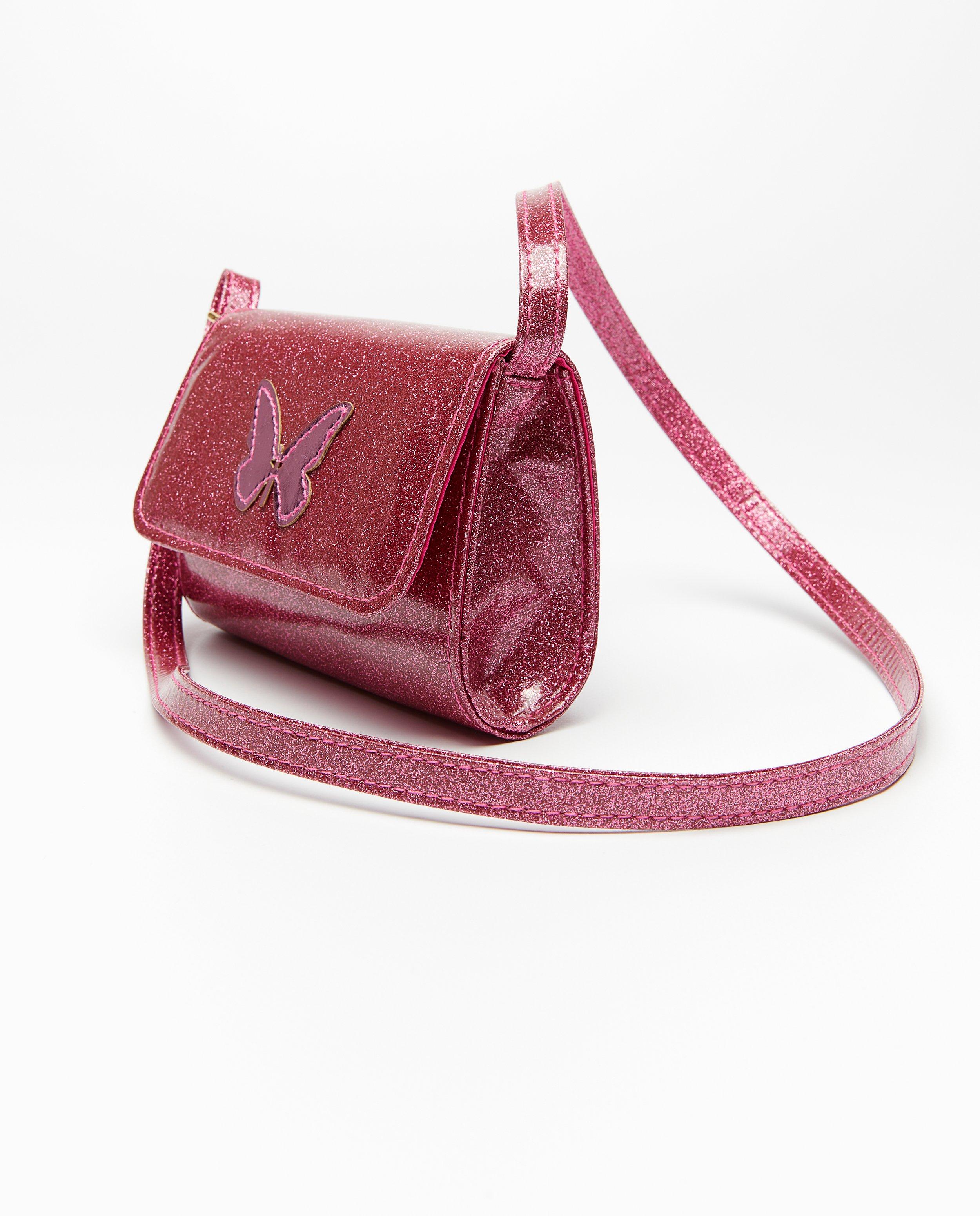 Breigoed - Roze handtas met glitter