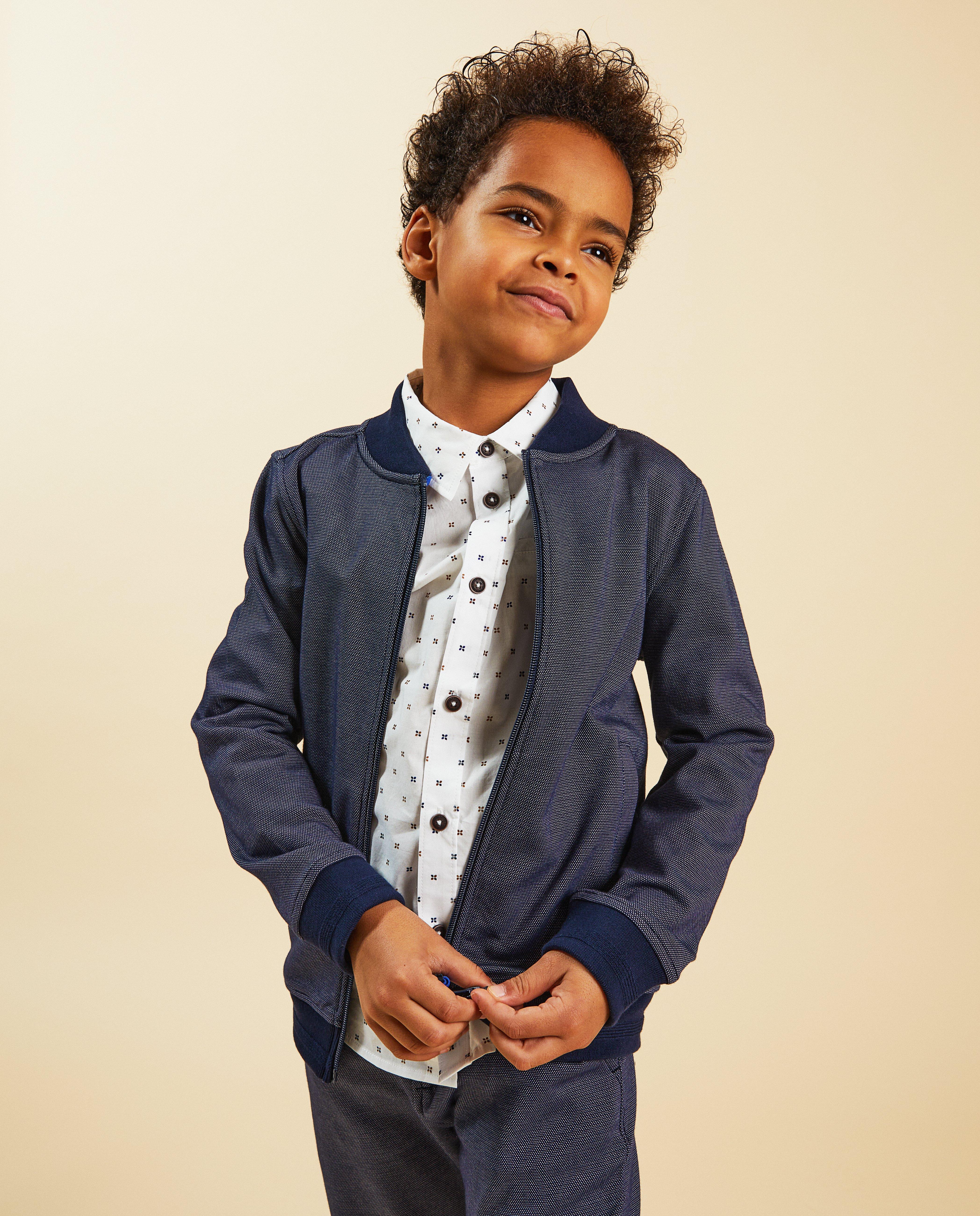 Cardigan - Gemêleerd sweatvest