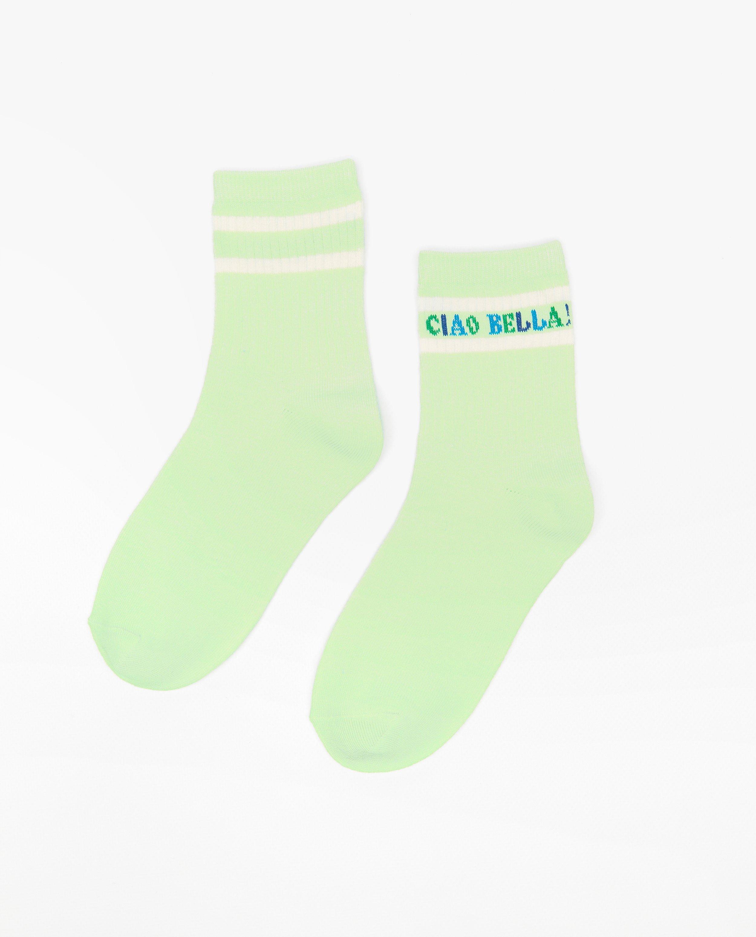 Chaussettes avec une inscription - null - Fish & Chips