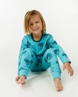 Nachtkleding - Blauwe pyjama met dinoprint