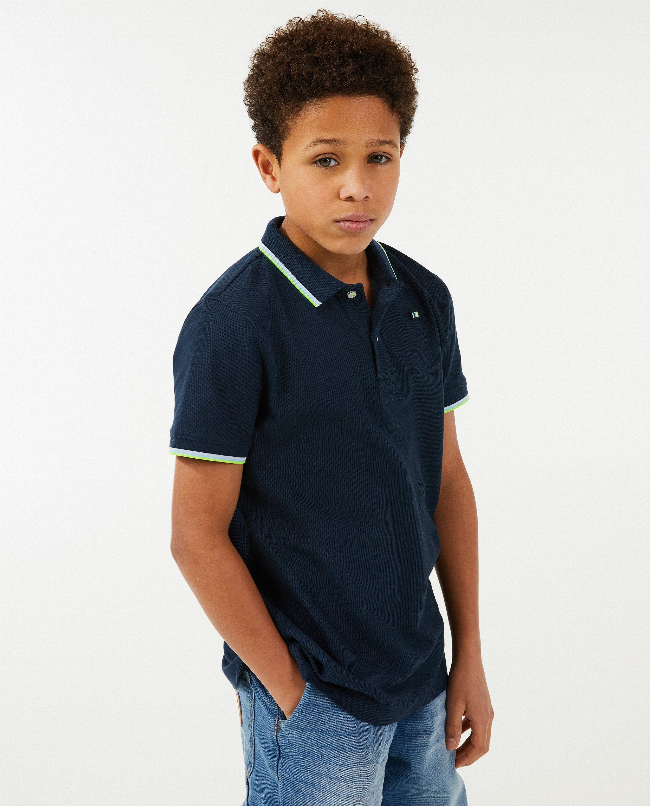 Polo's - Polo met streepaccenten, 7-14 jaar
