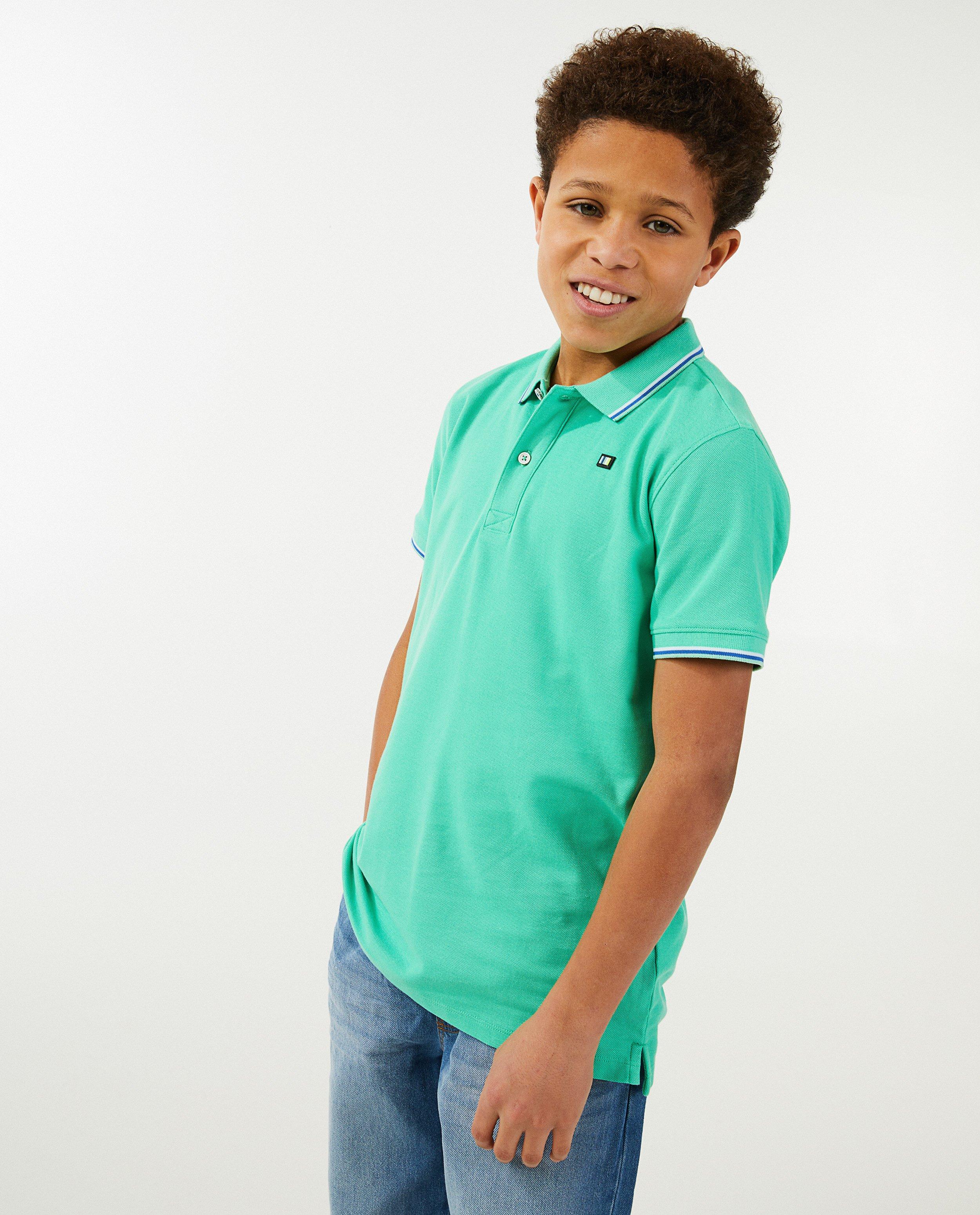 Polo's - Polo met streepaccenten, 7-14 jaar