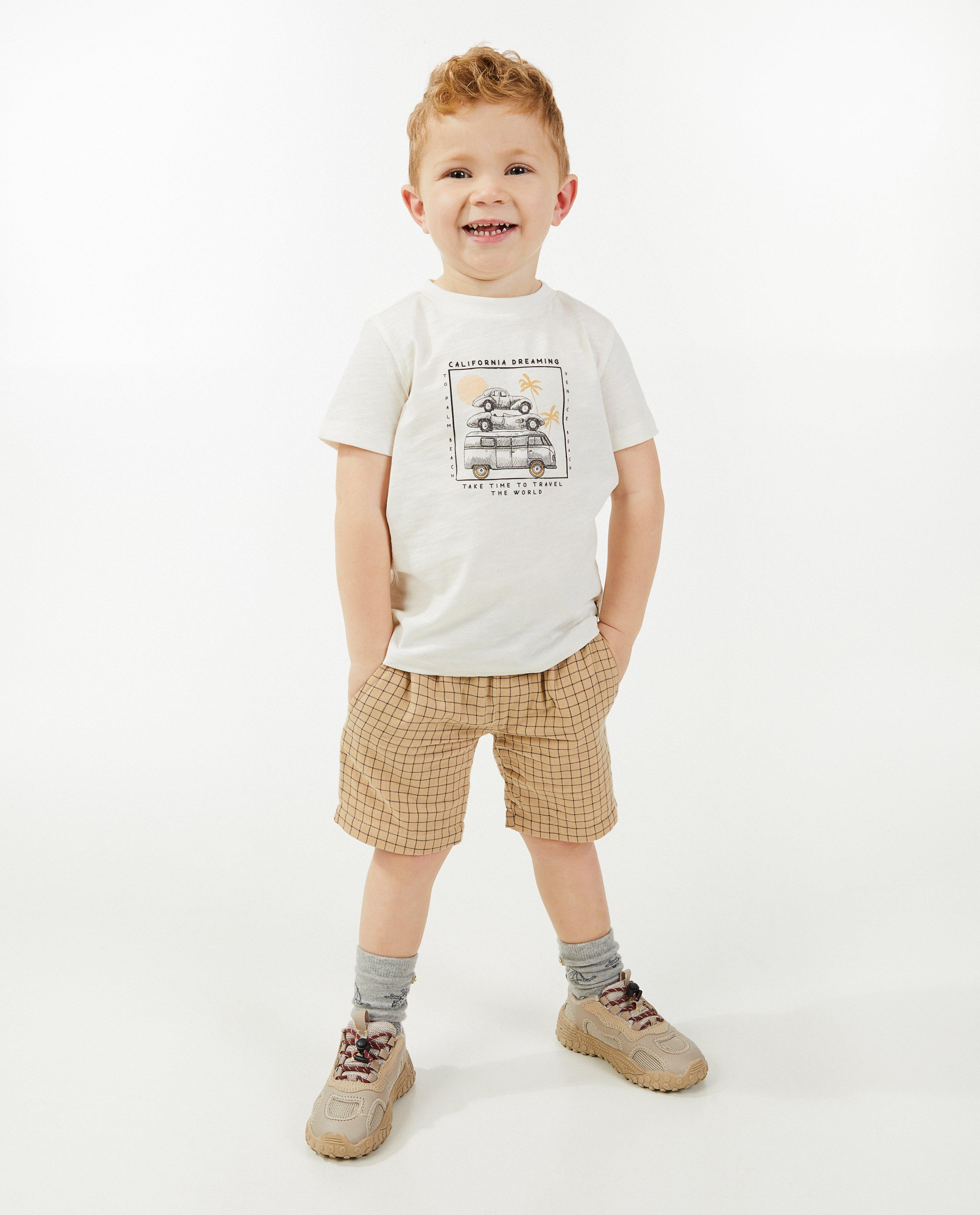 T-shirt met reliëfprint - null - Samson