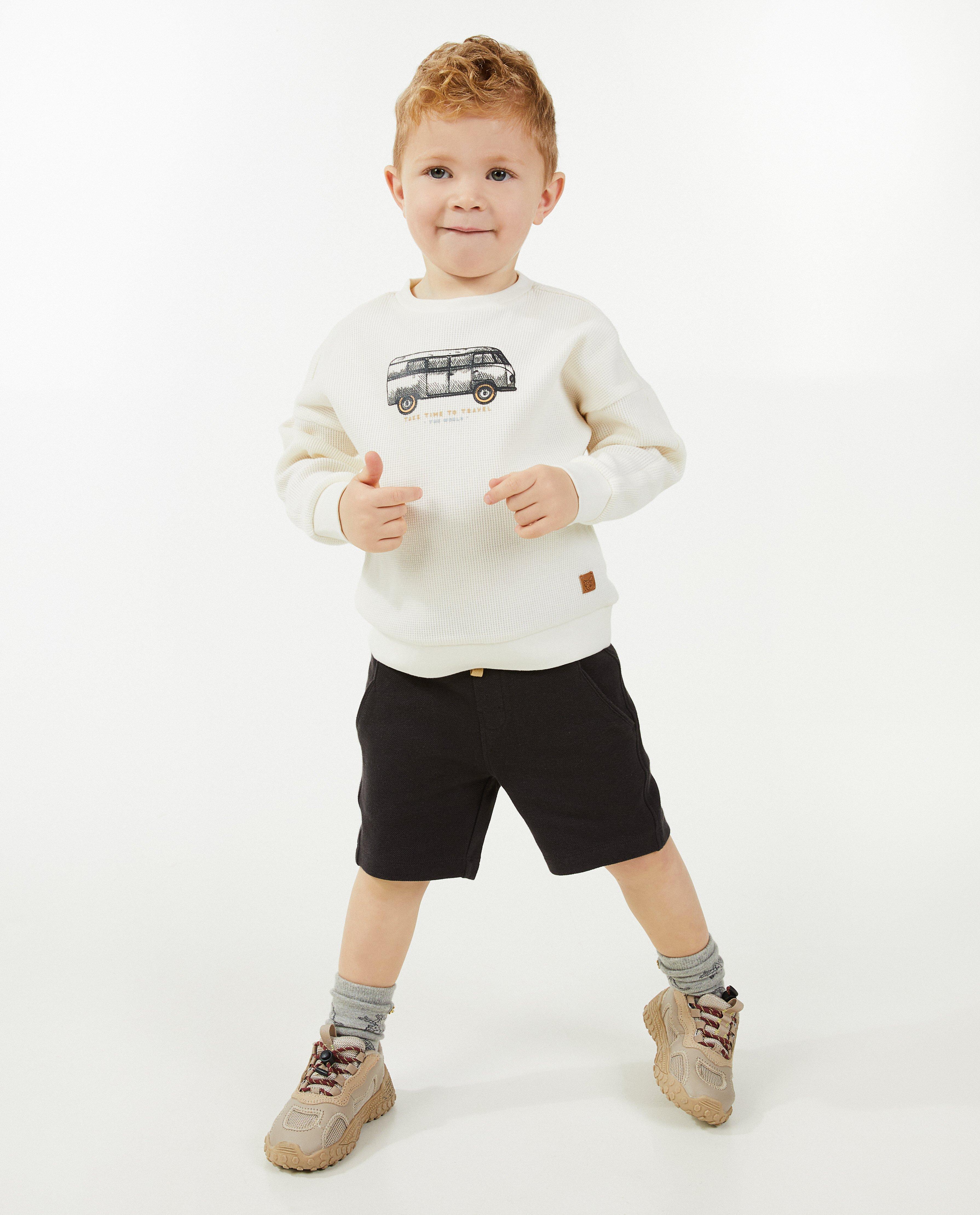 Sweater met reliëfprint - null - Samson