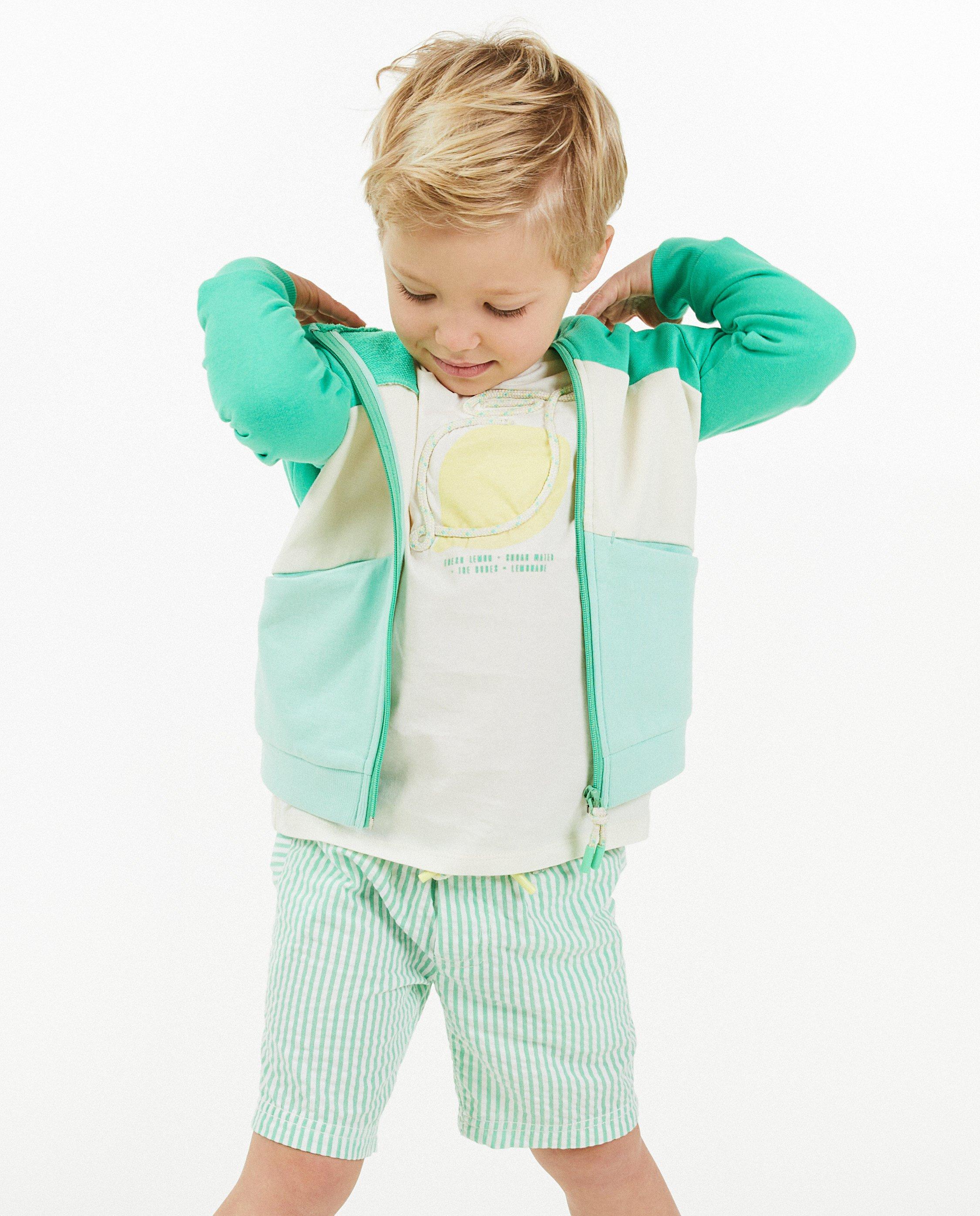 Cardigan - Sweatvest met color block