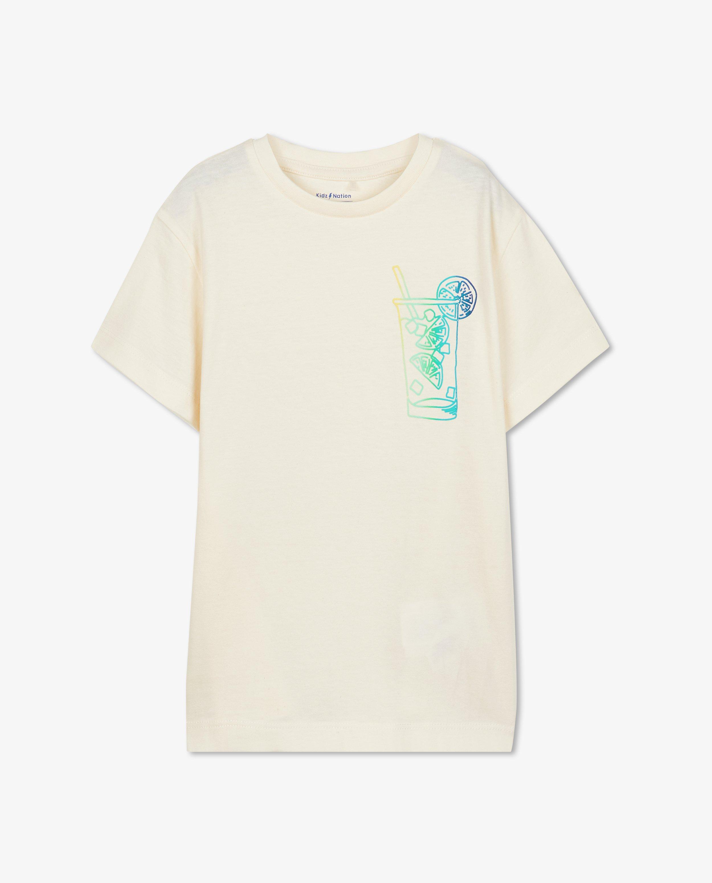 T-shirts - Wit T-shirt met print