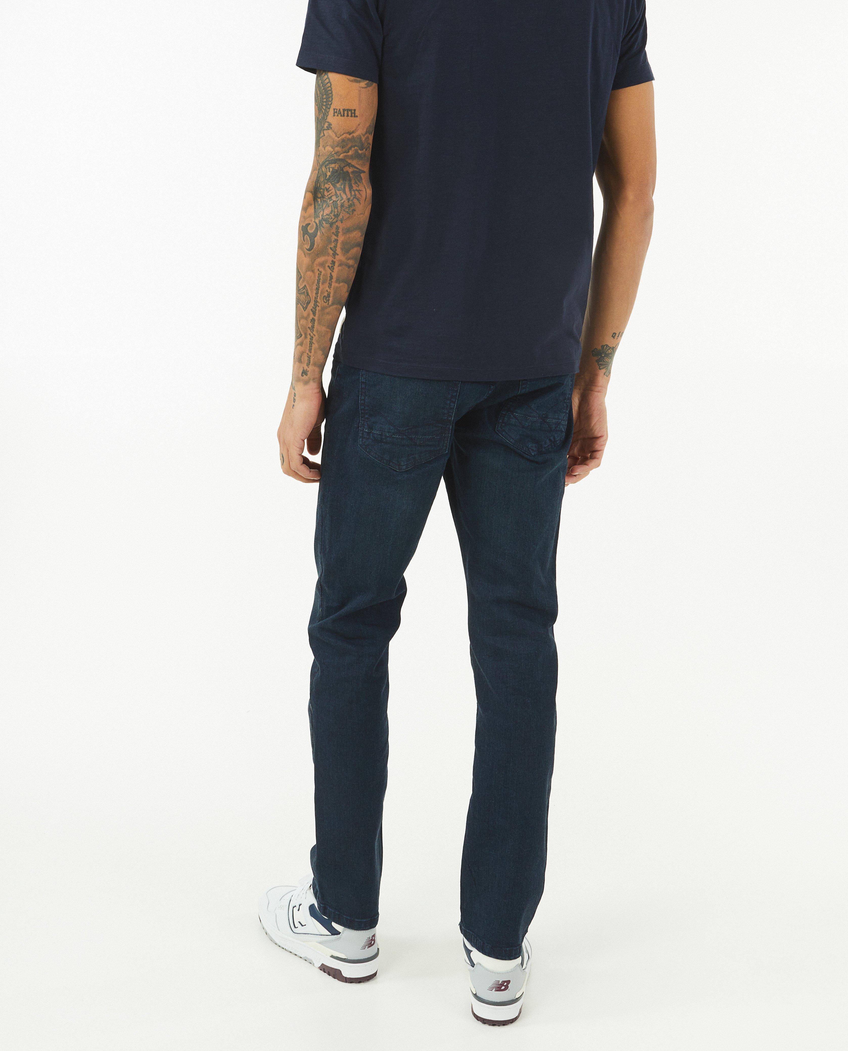 Jeans - Donkerblauwe jeans, regular fit