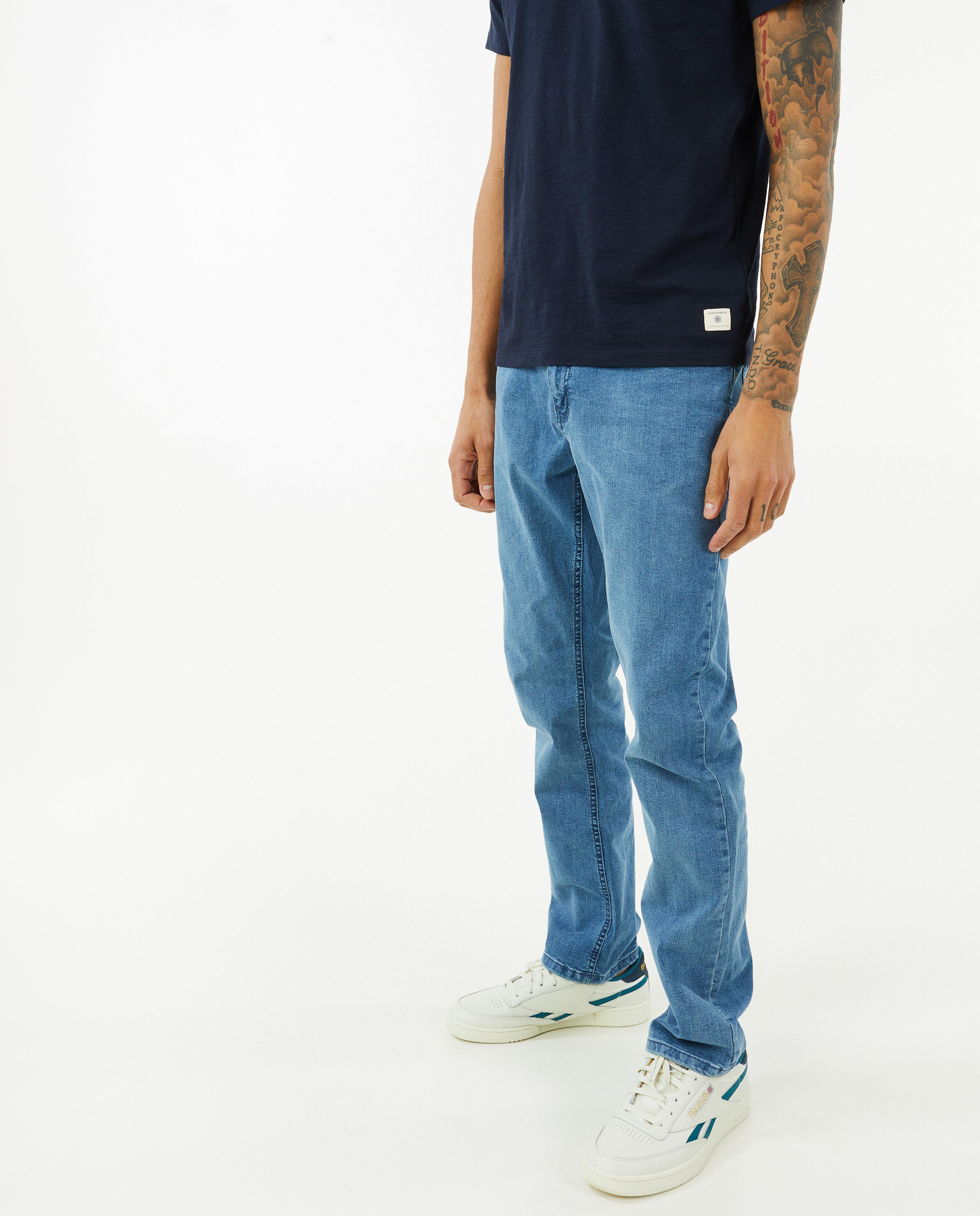 Jeans - Blauwe jeans, regular fit