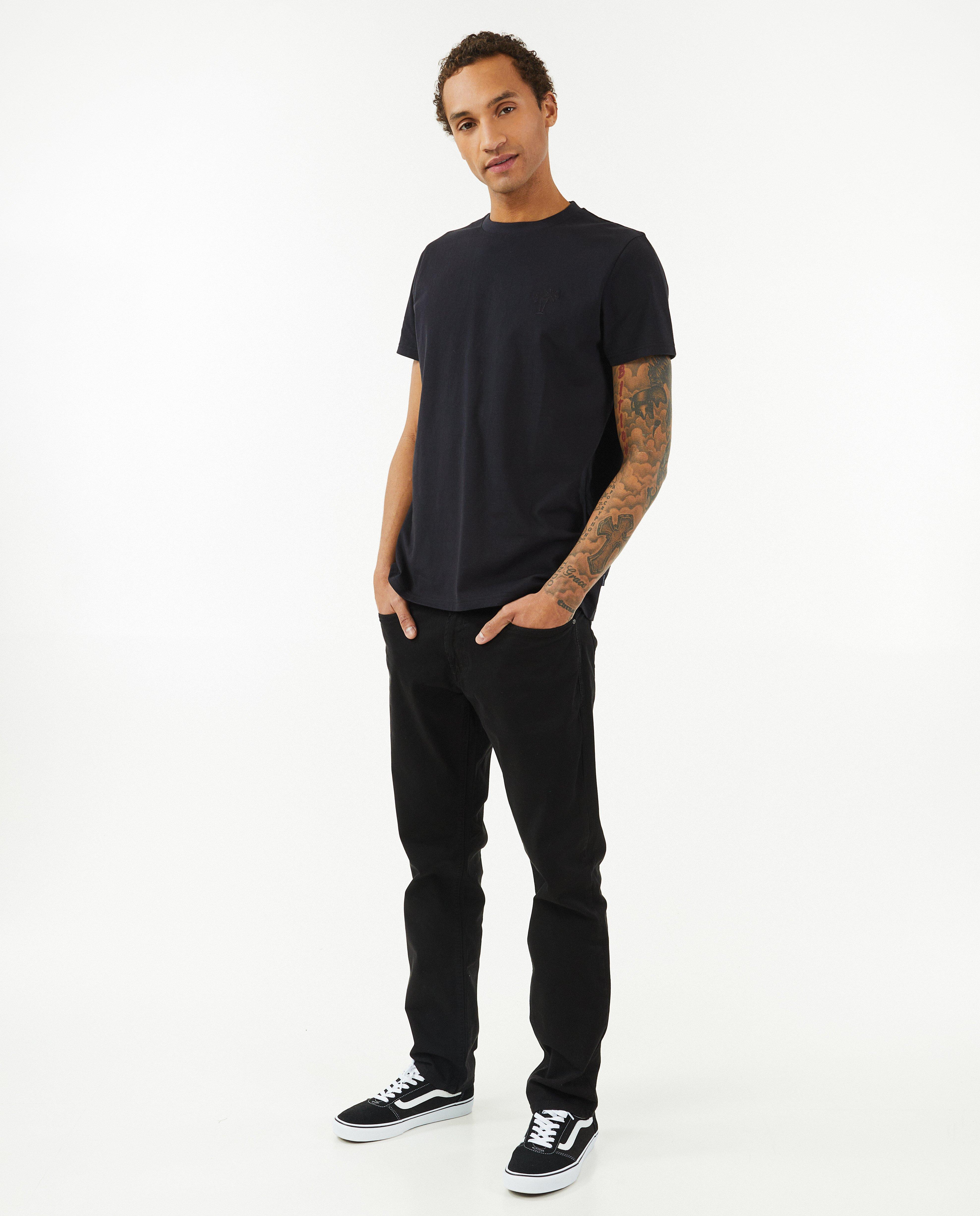 Zwarte broek, regular fit - null - Brams Paris