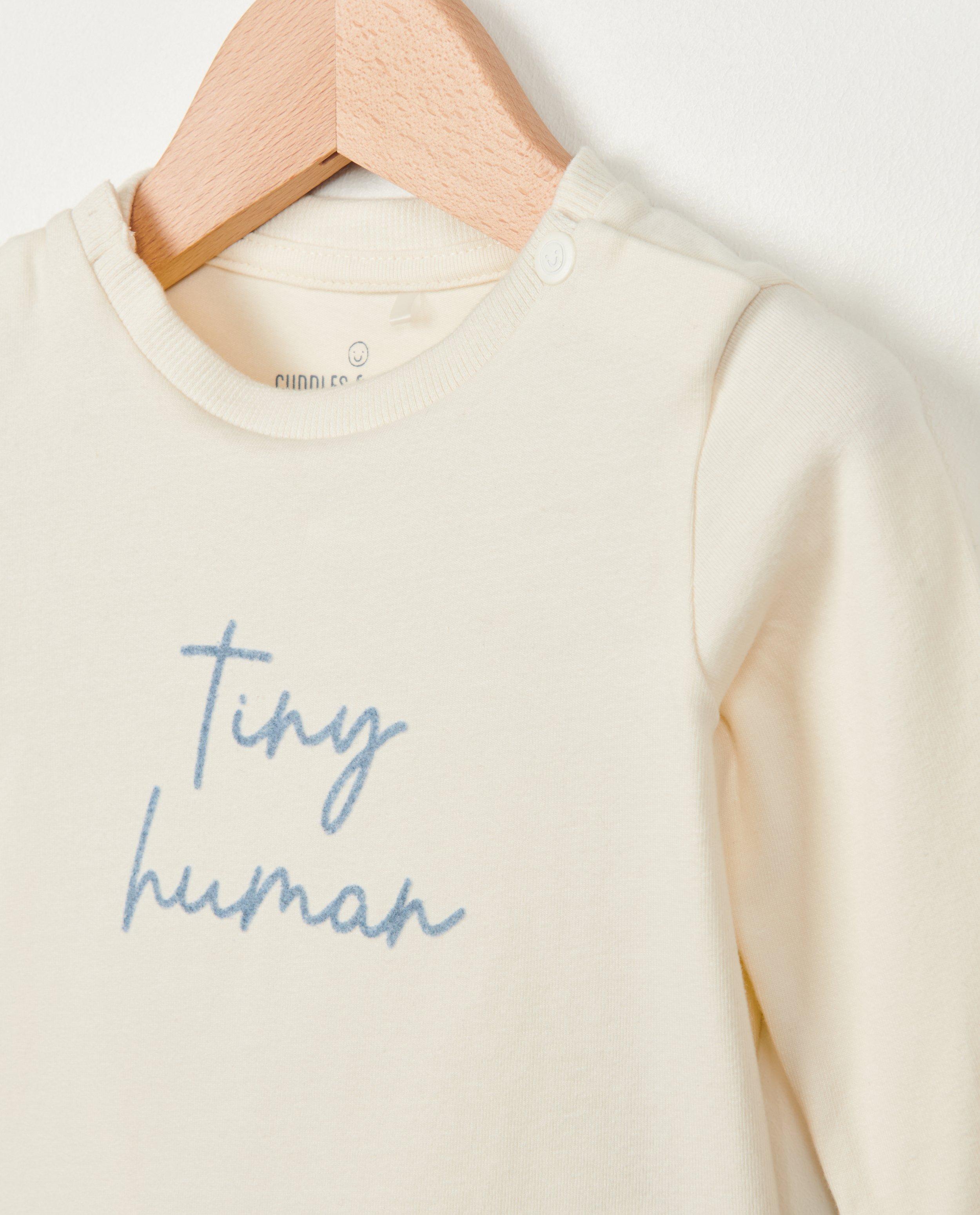 T-shirts - Longsleeve met opschrift