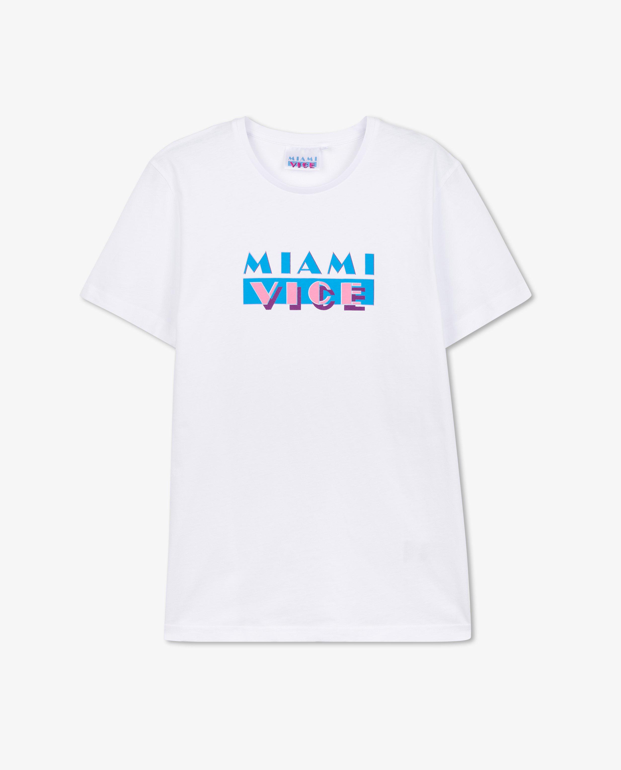 T-shirts - Wit T-shirt, Miami vice