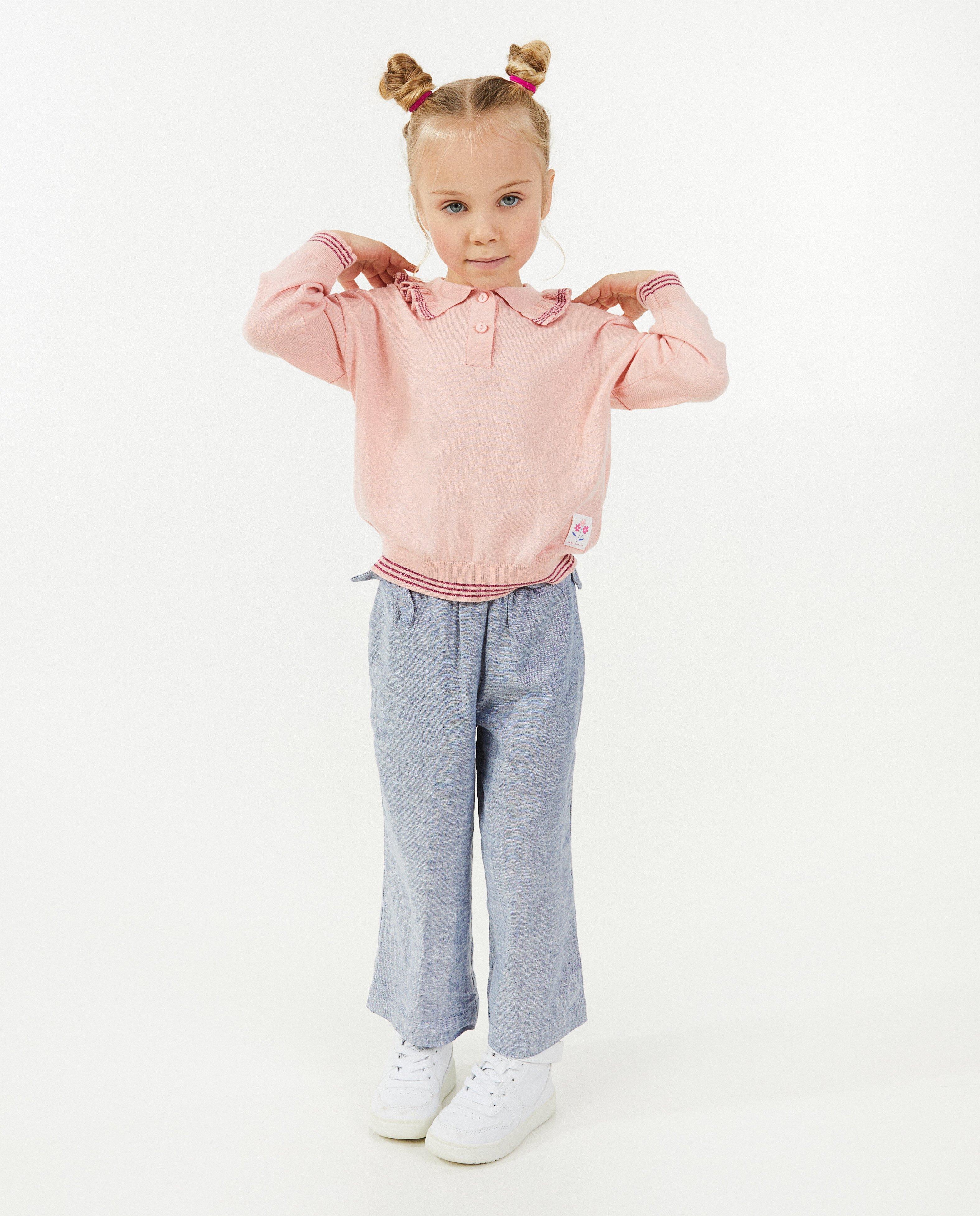 Pull rose avec des ruches - null - Hampton Bays