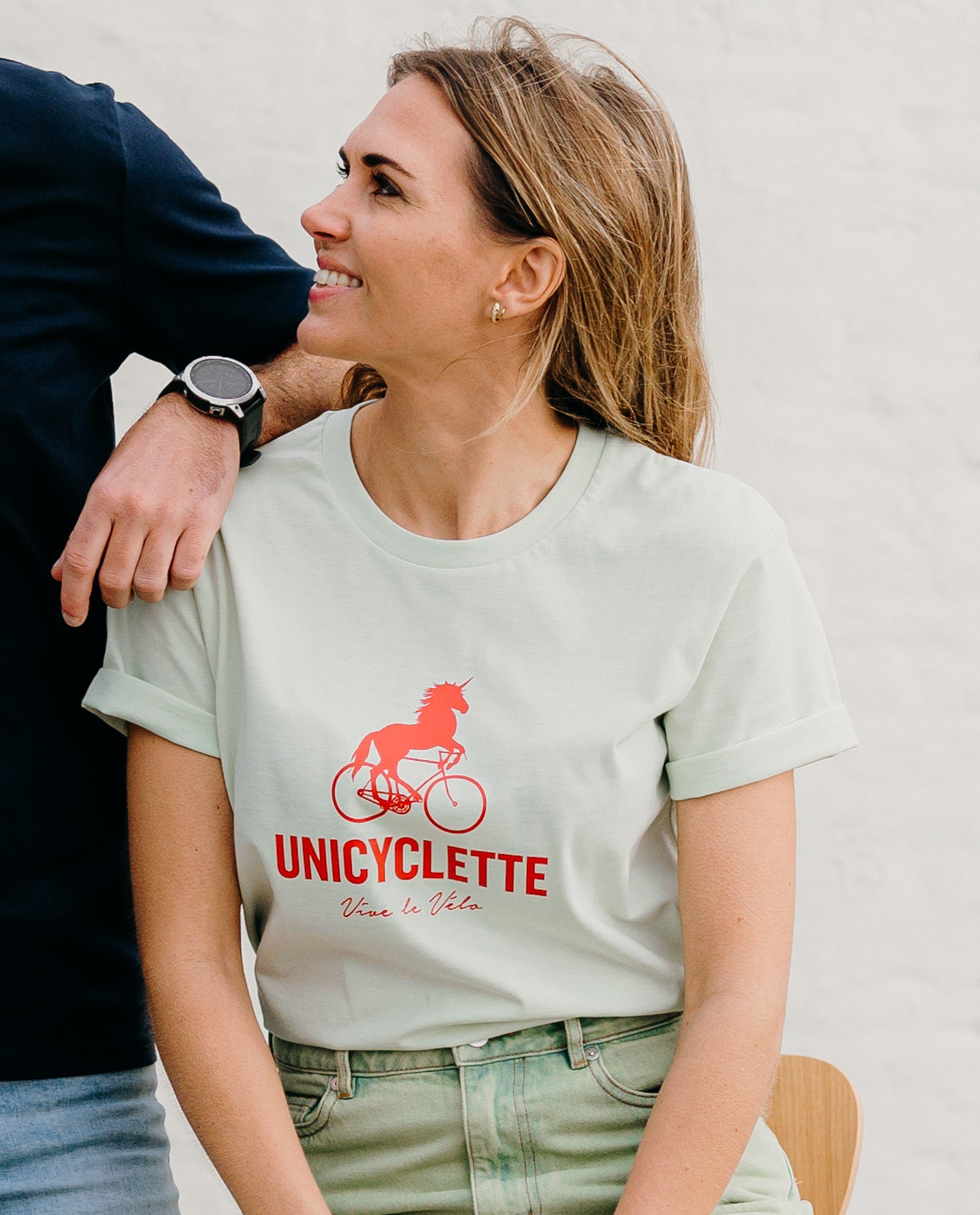 T-shirt unicyclette, dames - null - Vive le vélo