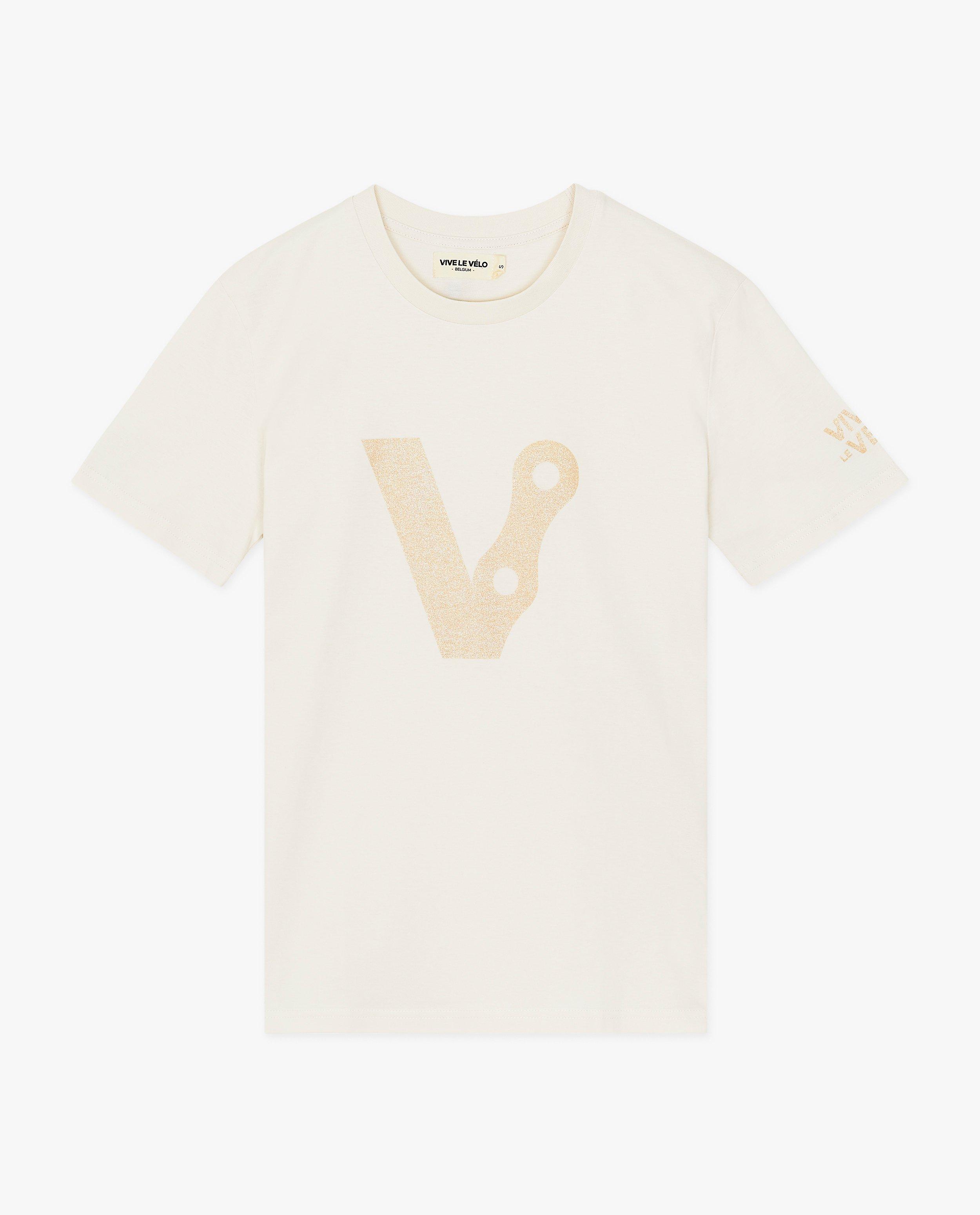 T-shirts - T-shirt à imprimé pailleté, femmes