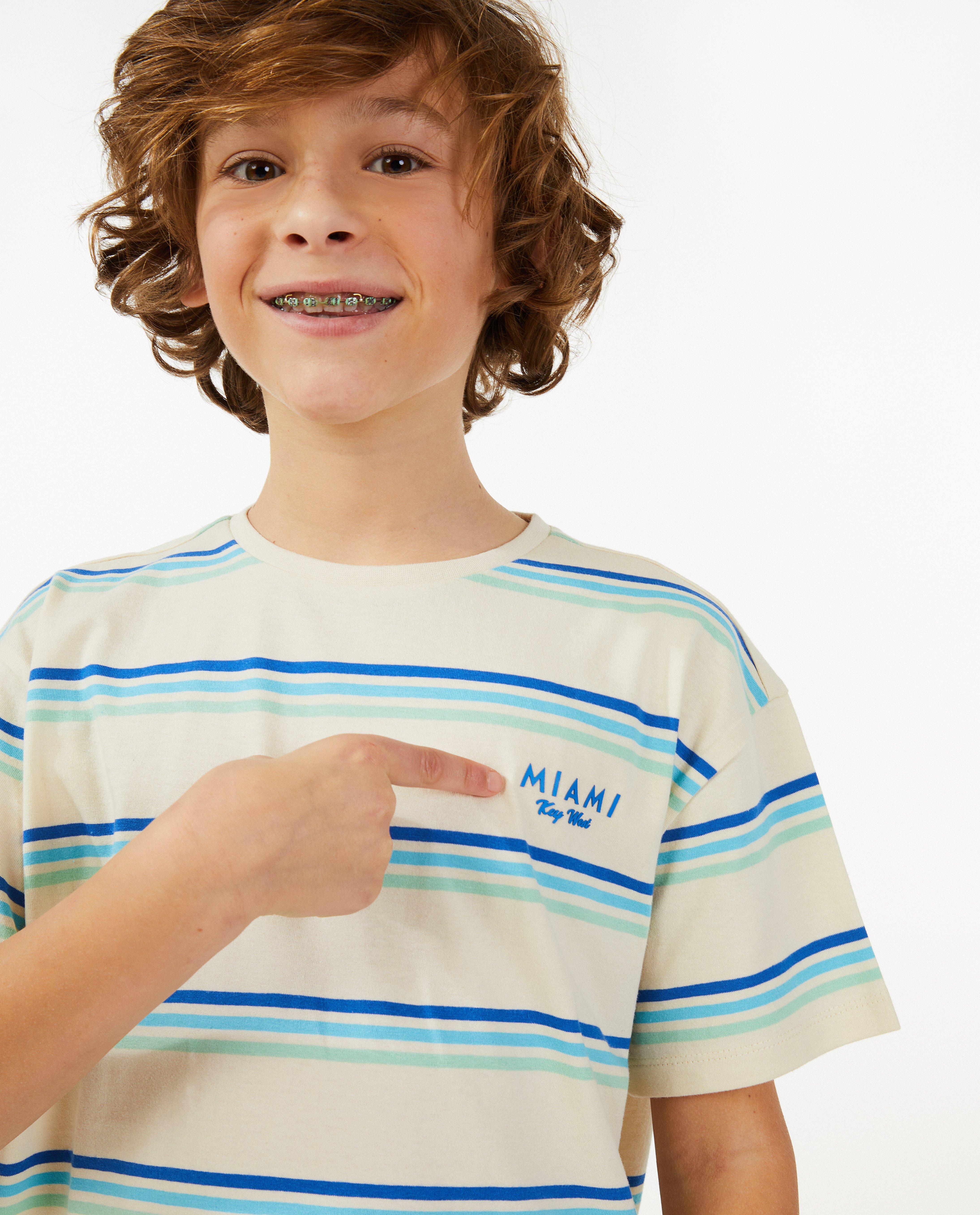 T-shirts - T-shirt met strepen