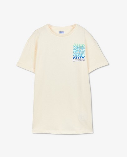 Offwhite T-shirt met print