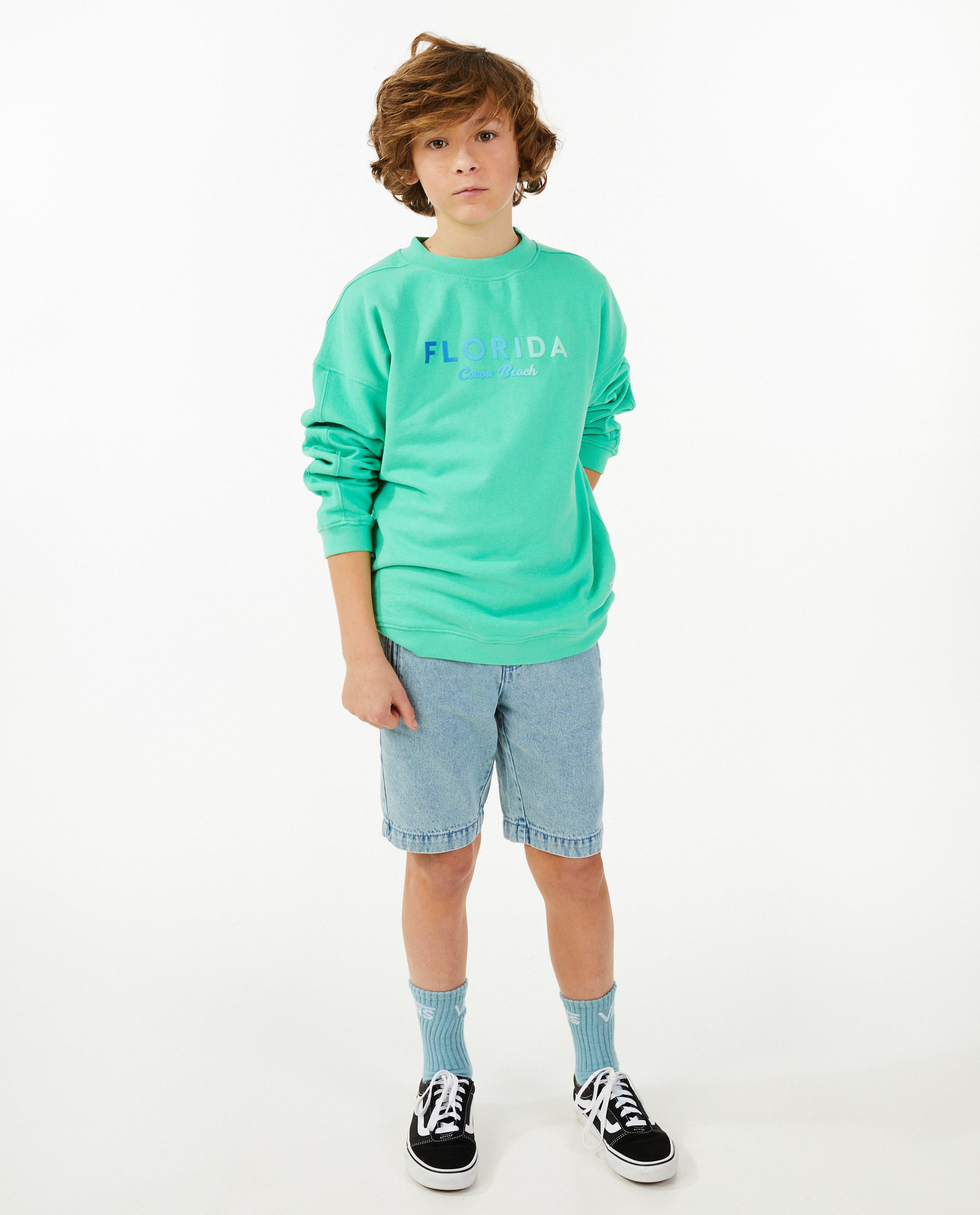Sweater met opschrift - null - Fish & Chips