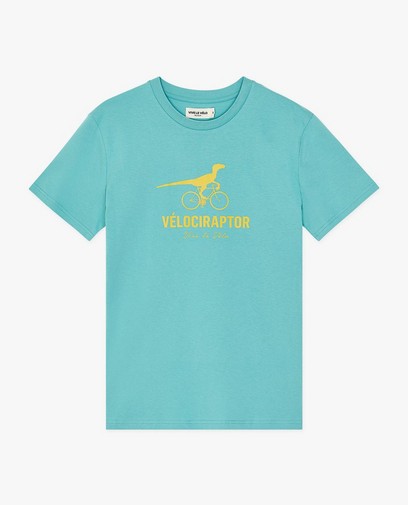 T-shirt velociraptor, heren