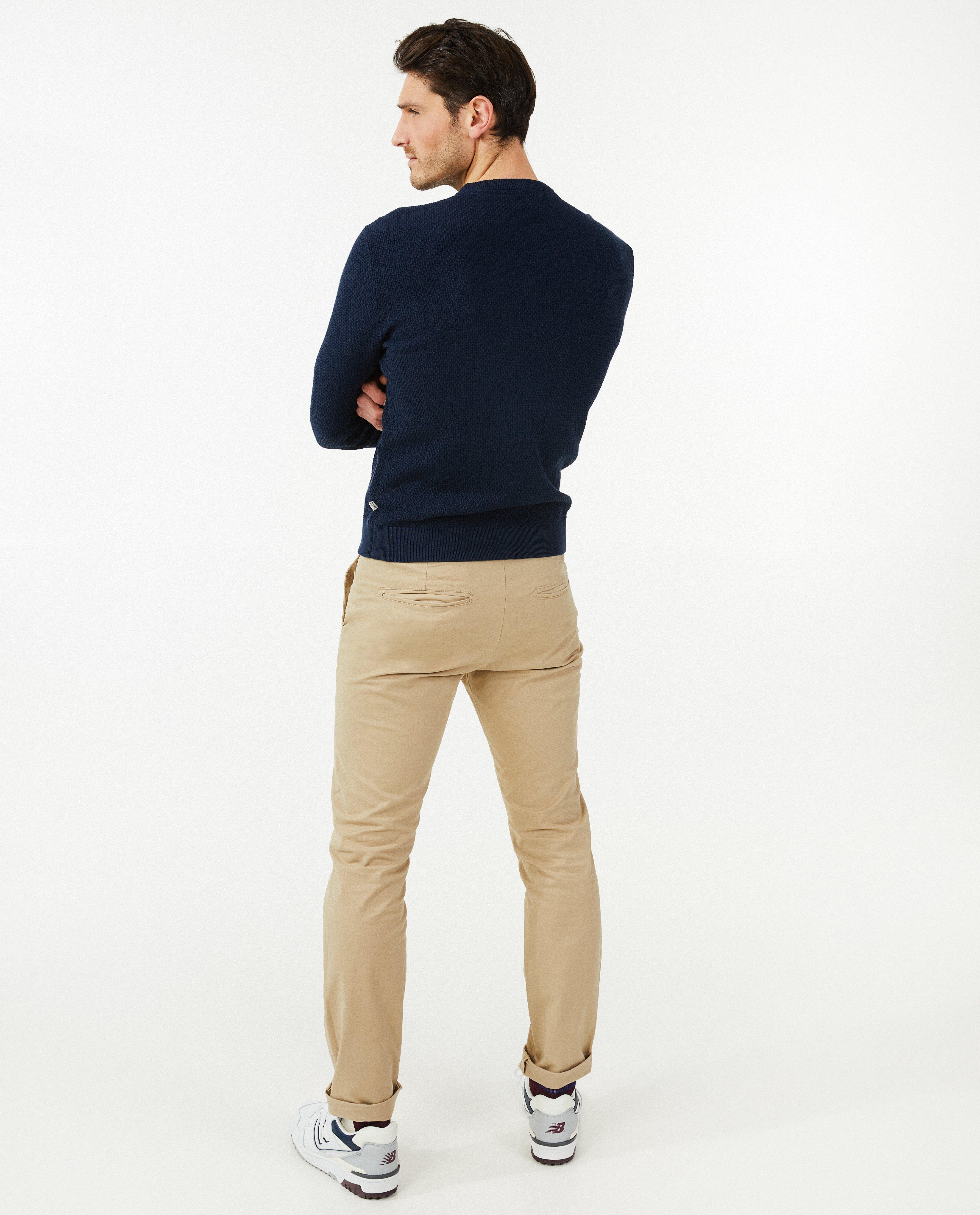 Trui met structuur - Product Detail - donkerblauw - afbeelding nummer 3