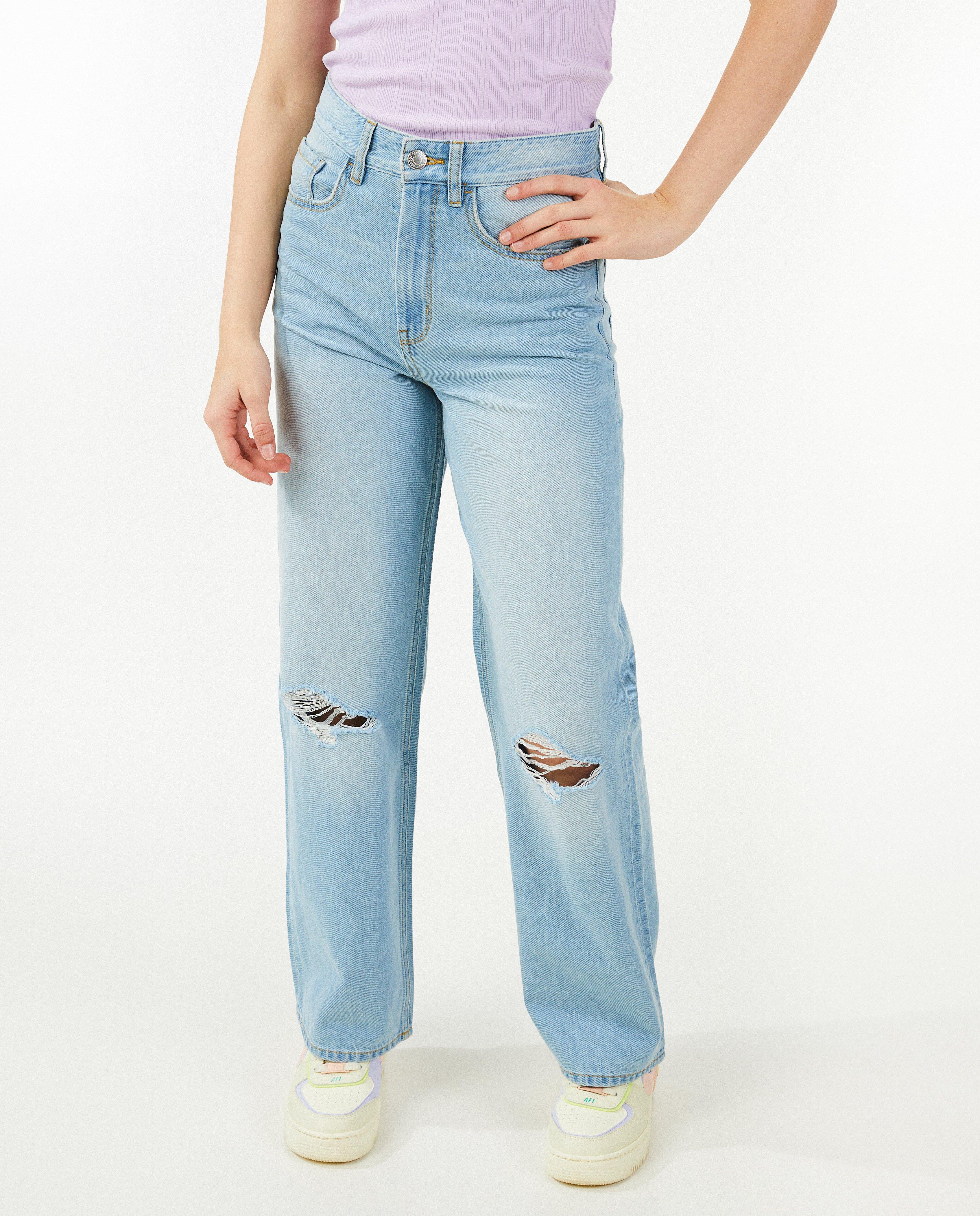 Jeans - Jeans bleu clair à pattes d’éléphant