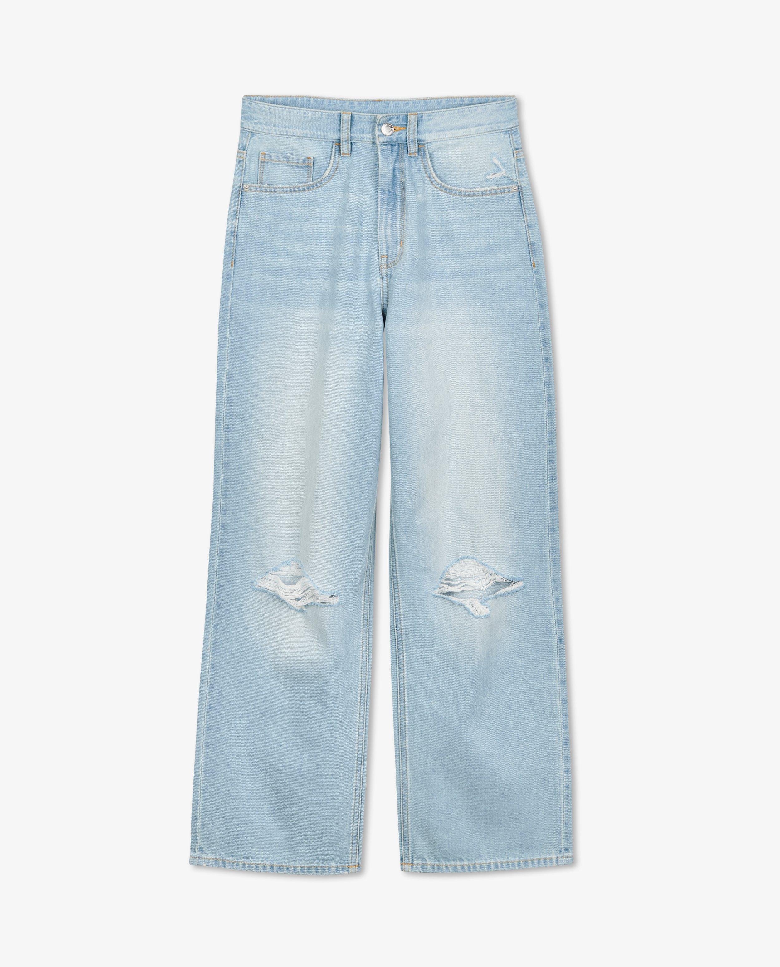 Jeans - Jeans bleu clair à pattes d’éléphant