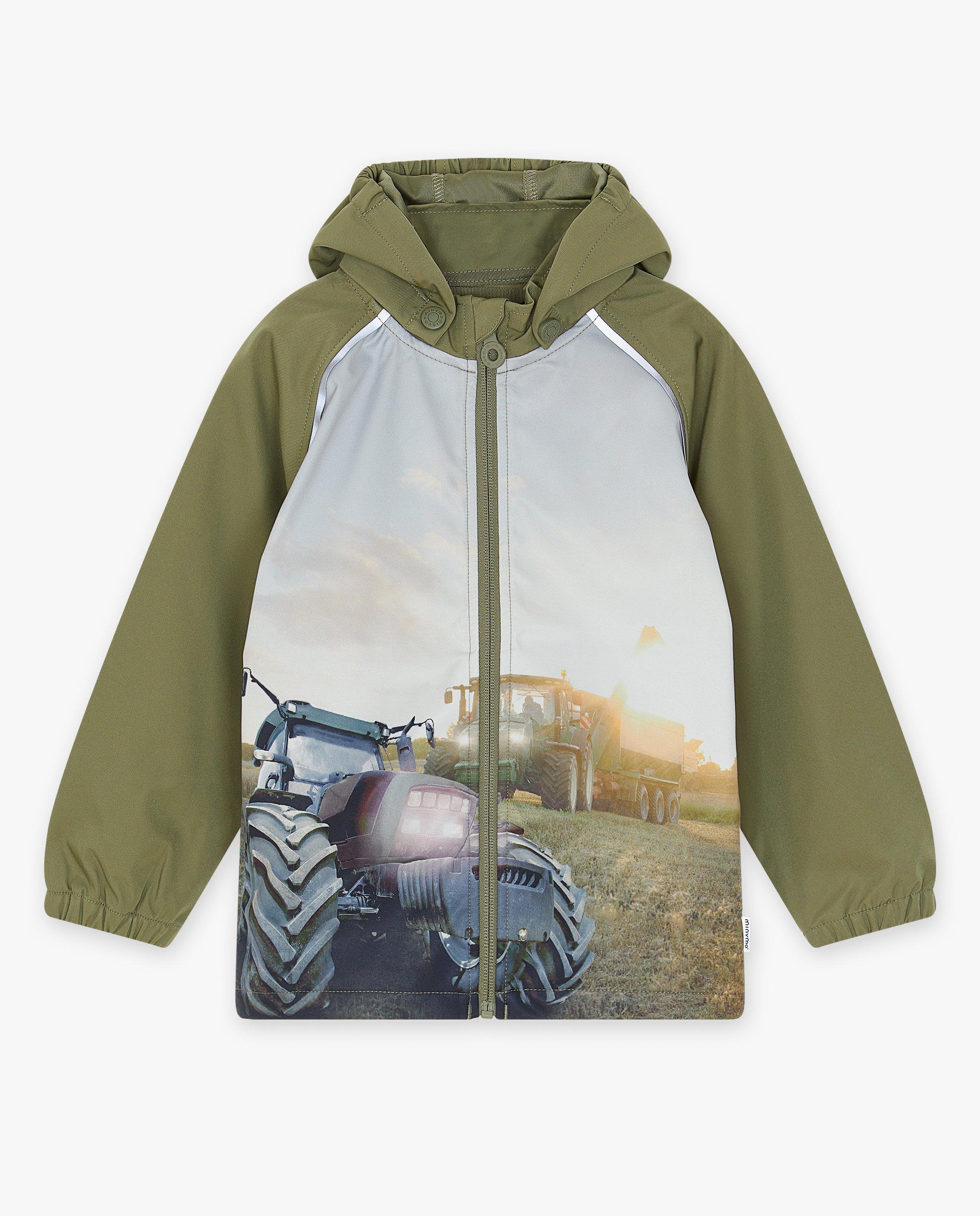 Veste avec un imprimé à tracteurs - null - Minymo