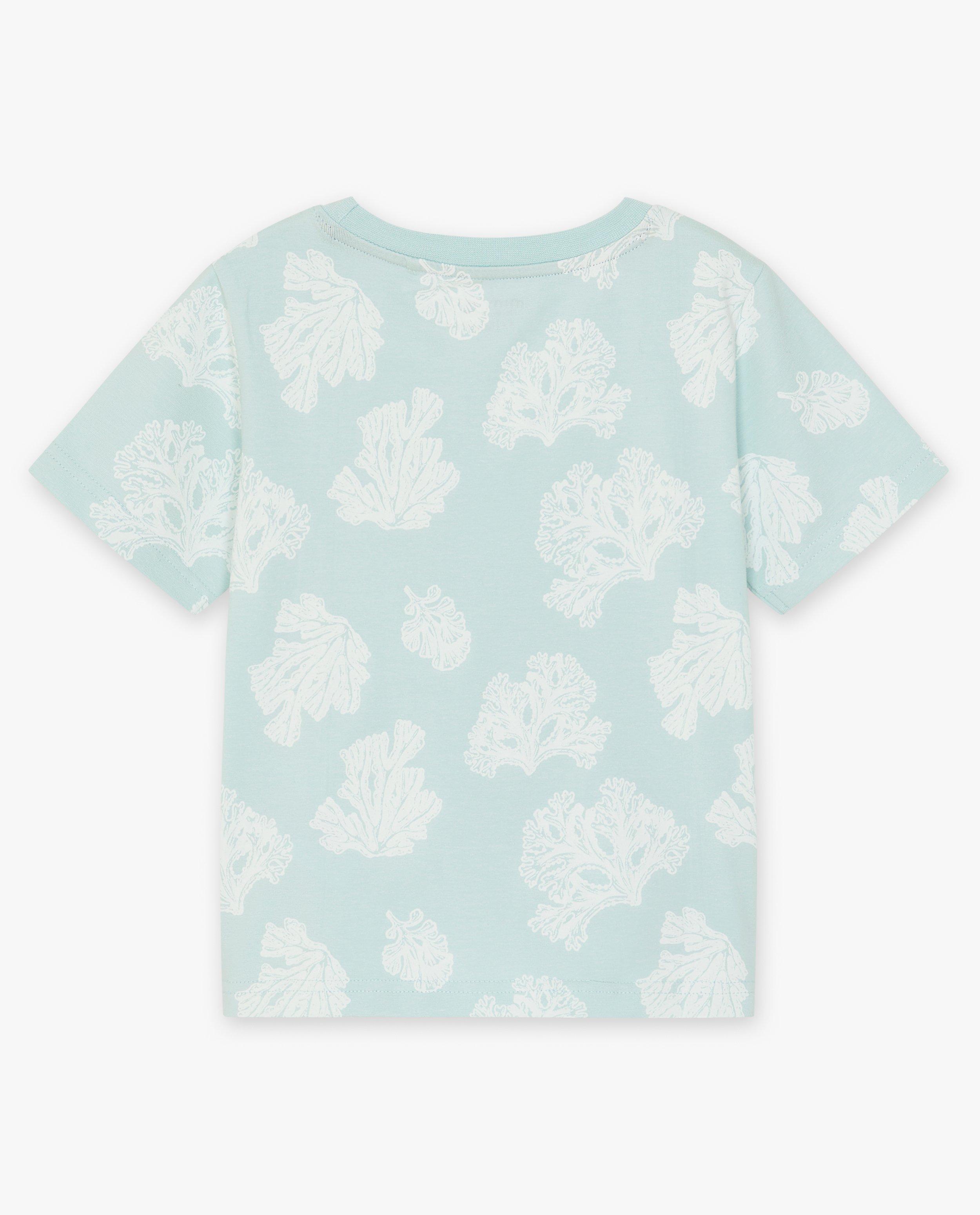 T-shirts - T-shirt vert menthe à inscription