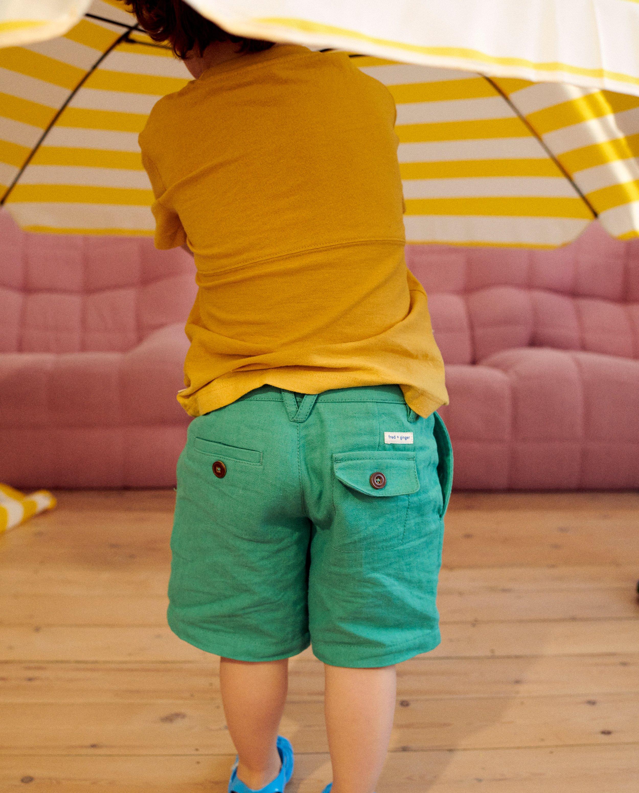 Groene short met tunnelkoord - null - Fred + Ginger