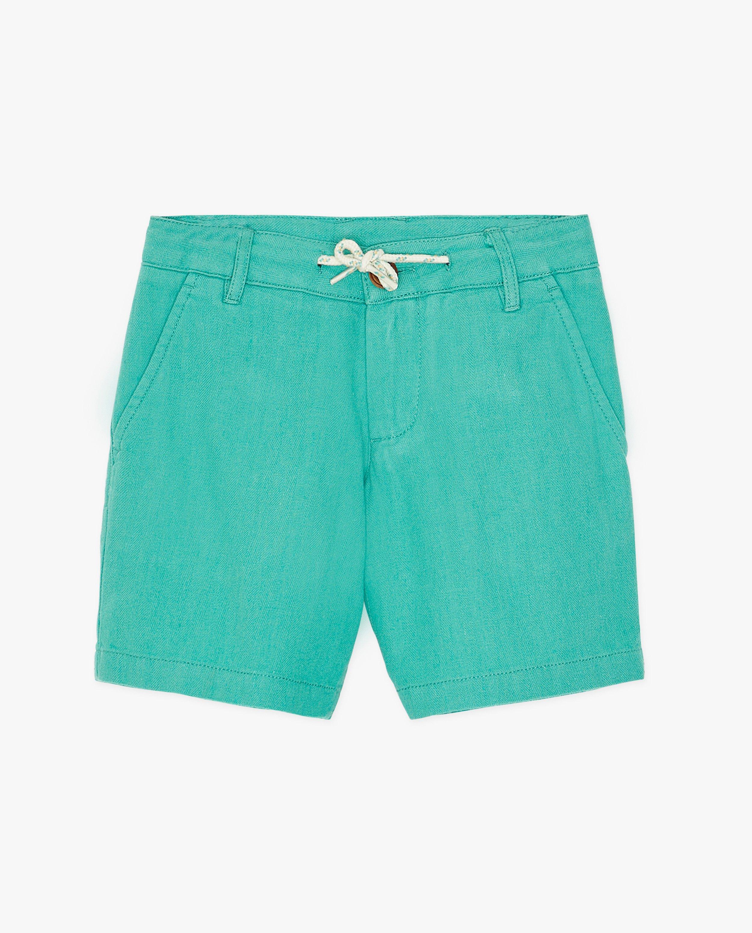 Shorten - Groene short met tunnelkoord