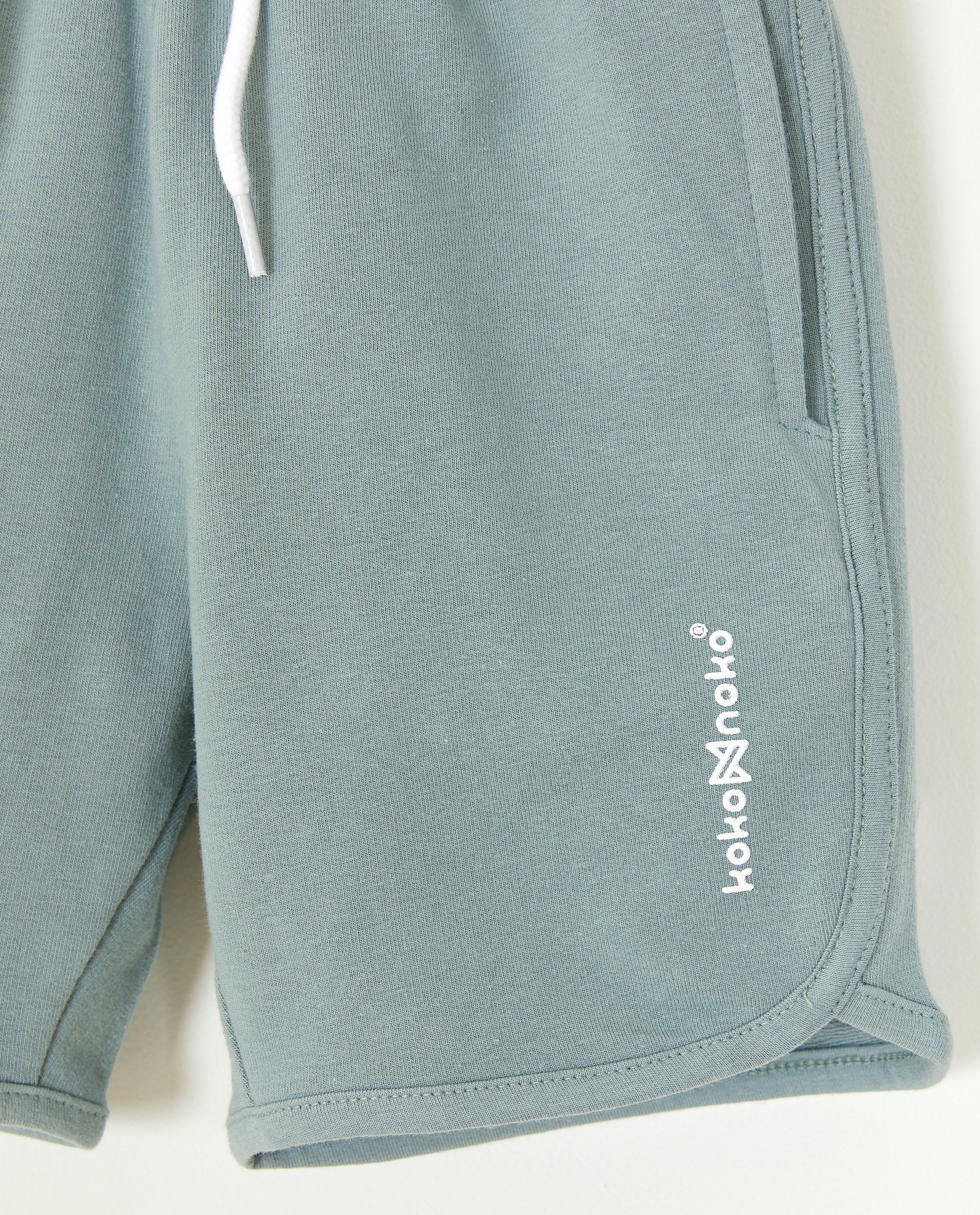 Shorten - Blauwe short met tunnelkoord