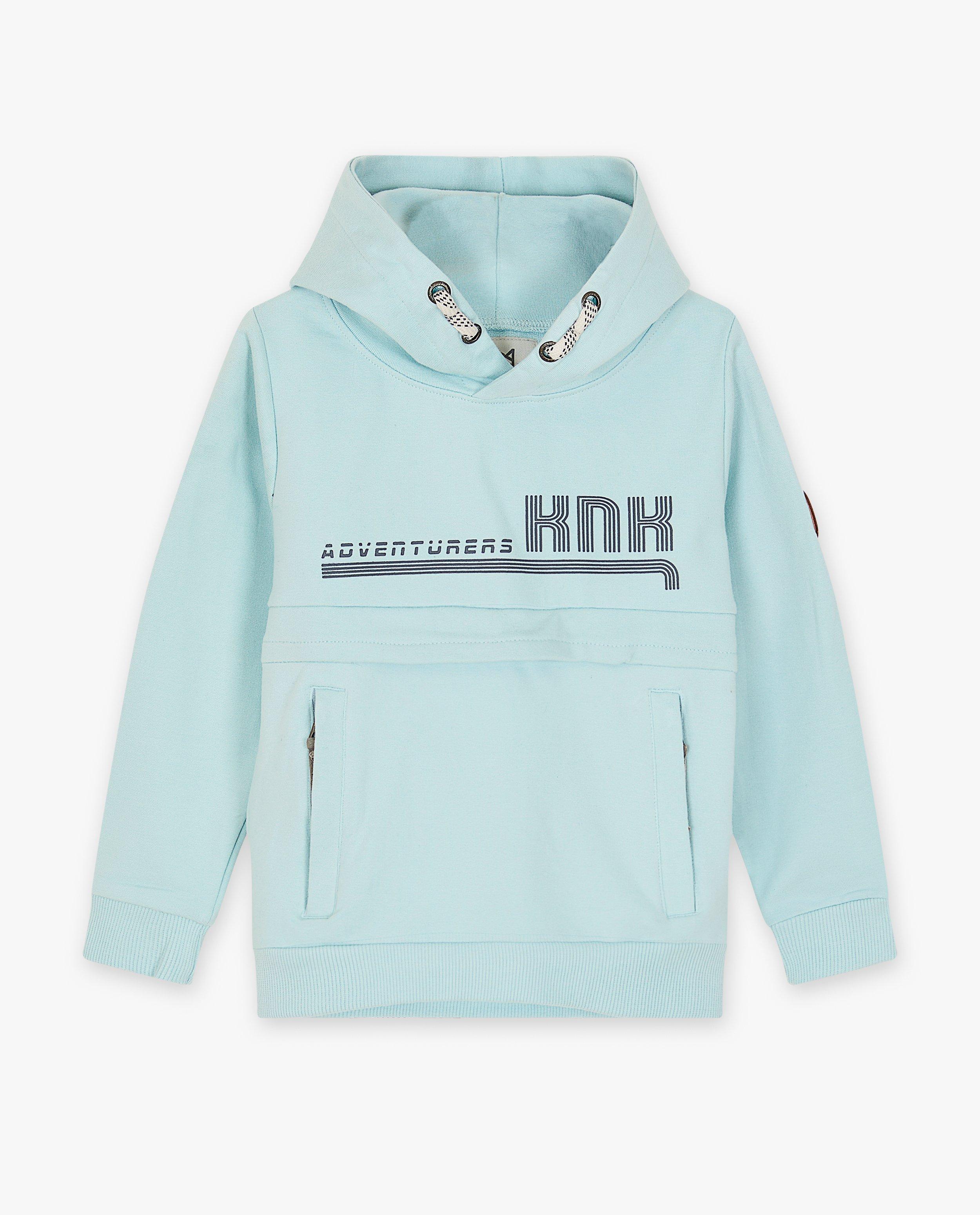 Hoodie bleu avec une inscription - null - Koko Noko