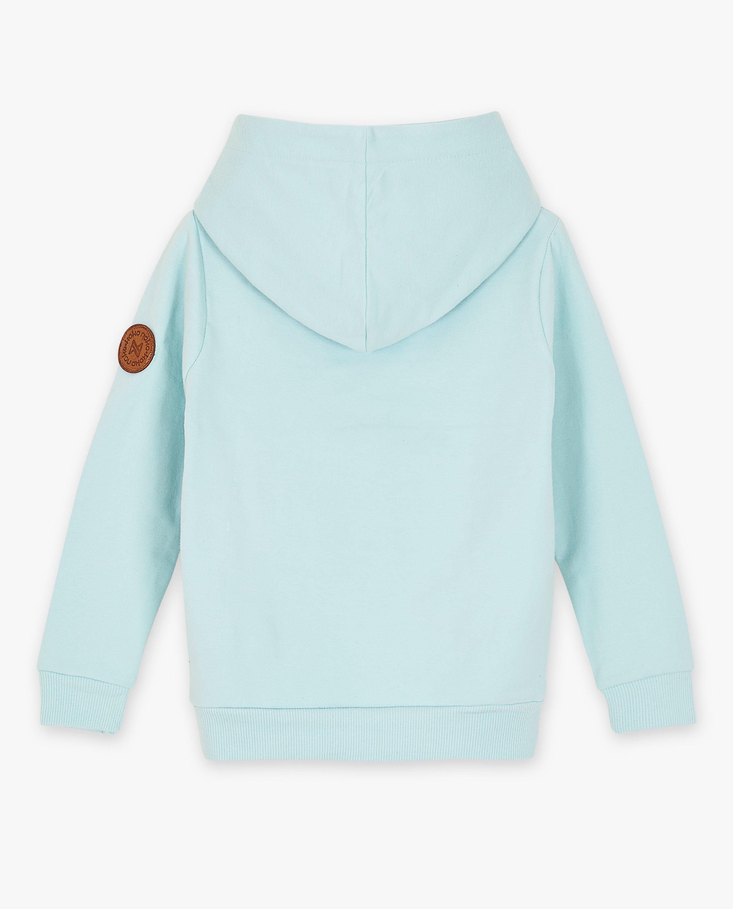 Sweats - Hoodie bleu avec une inscription