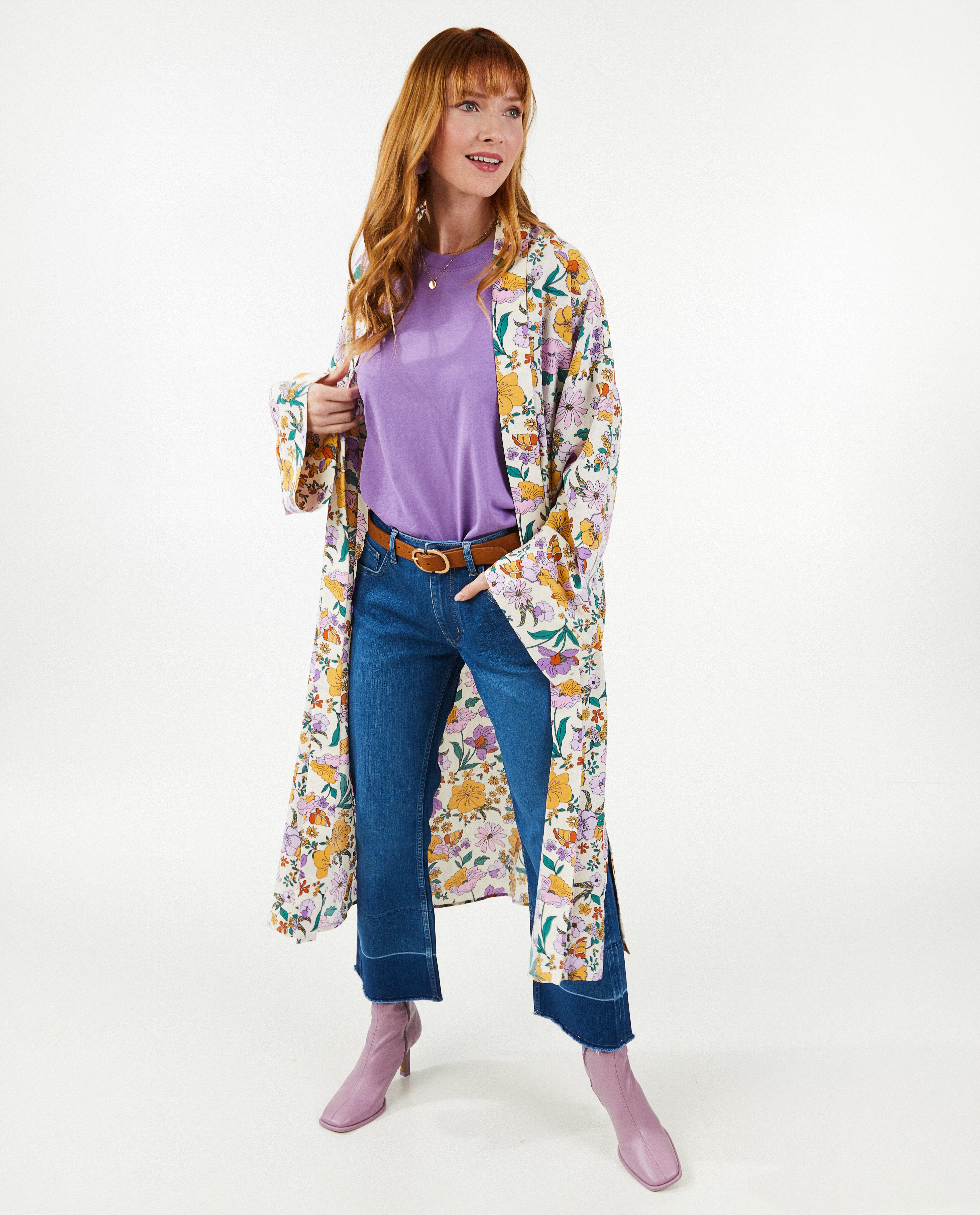 Blazers - Kimono à imprimé floral