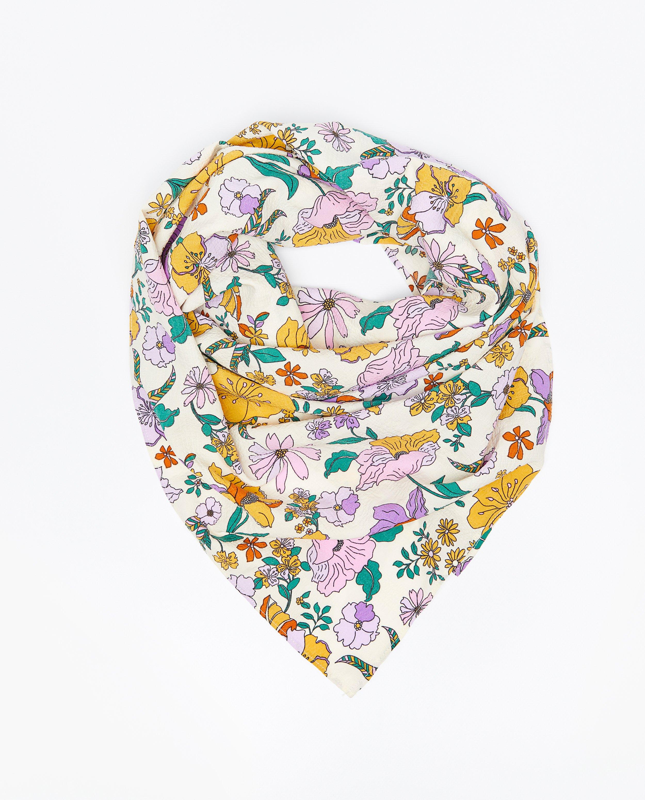Foulard à imprimé floral - null - Sora