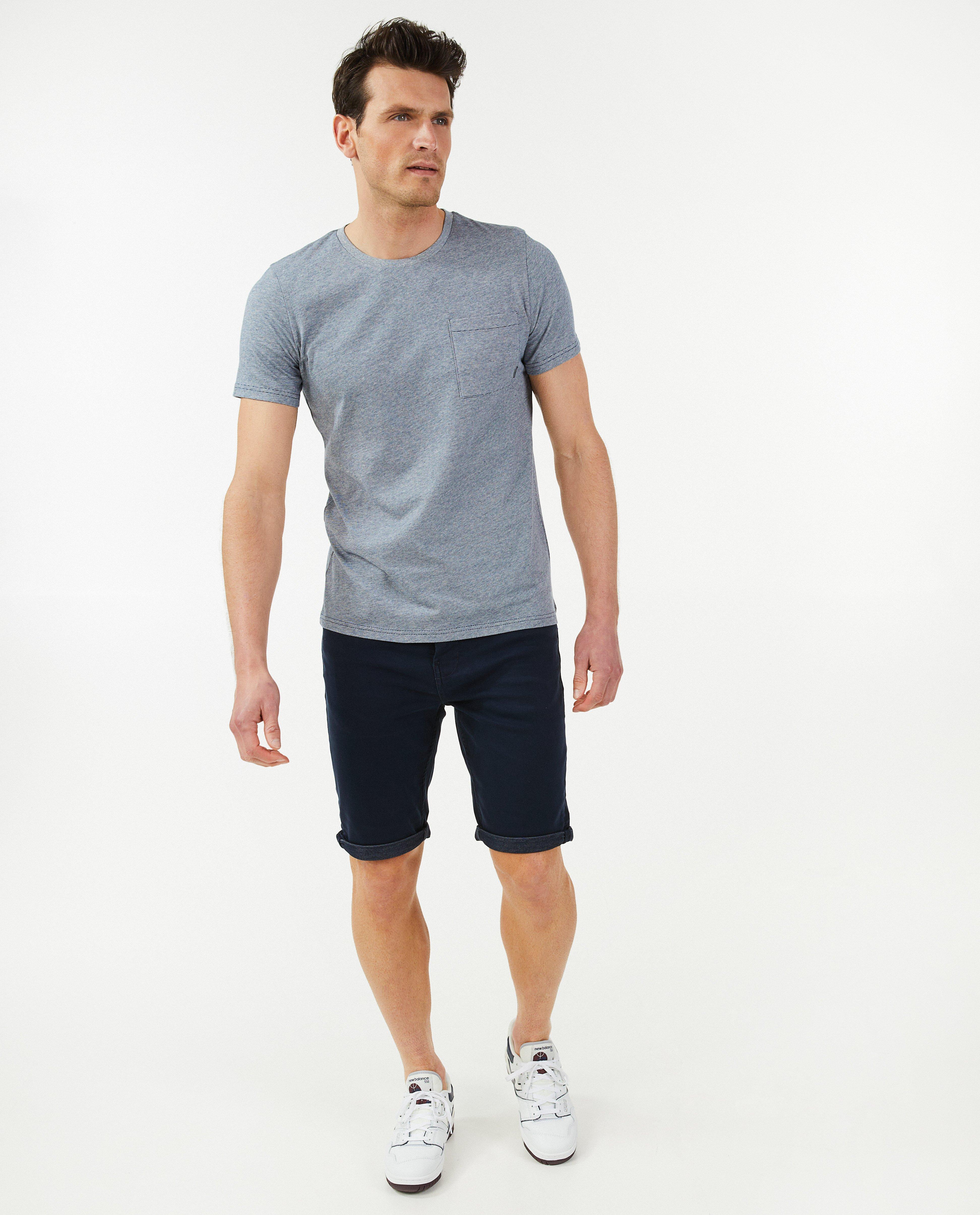 Short met 5-pocket, slim fit - null - Quarterback