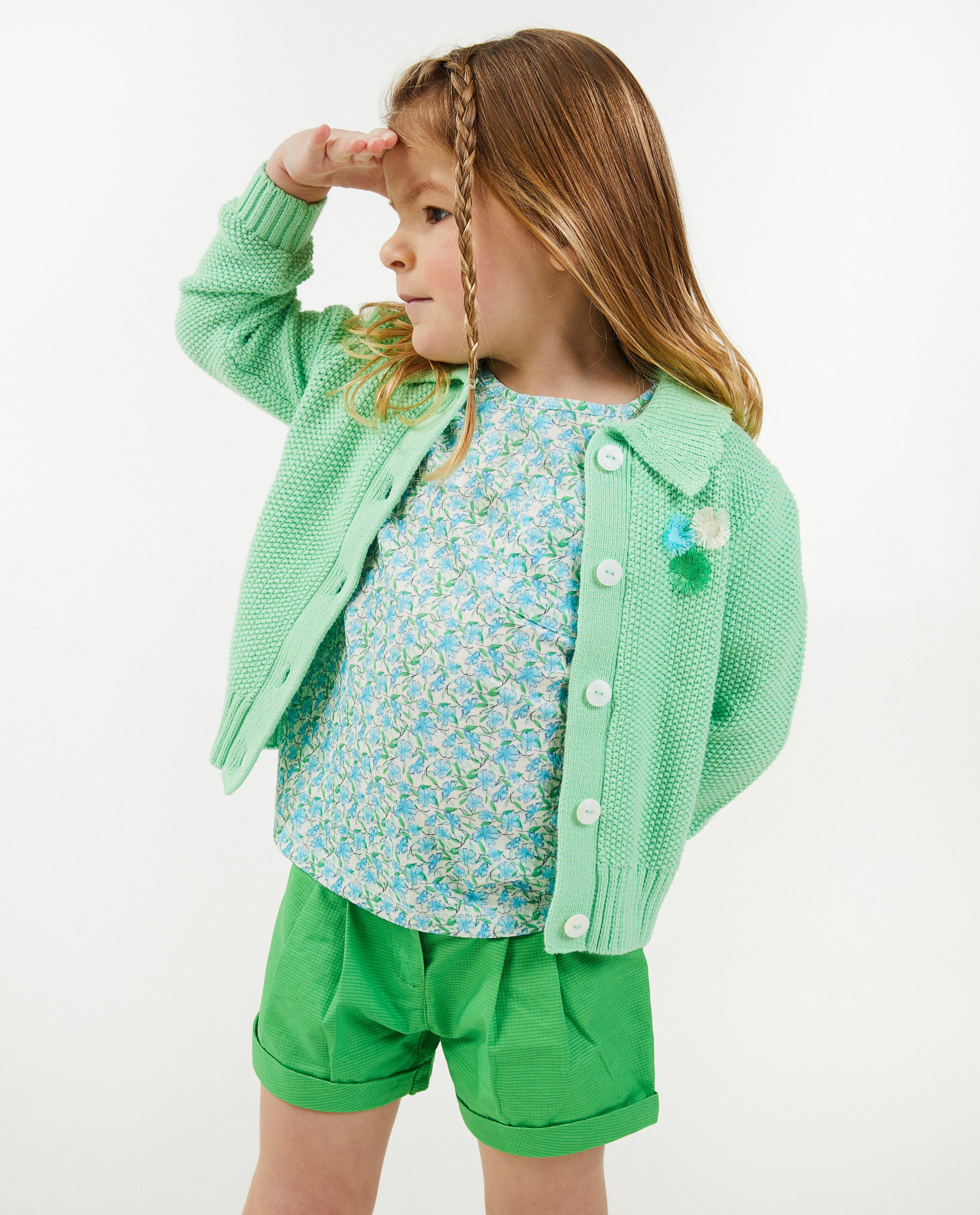 Cardigan - Groene cardigan