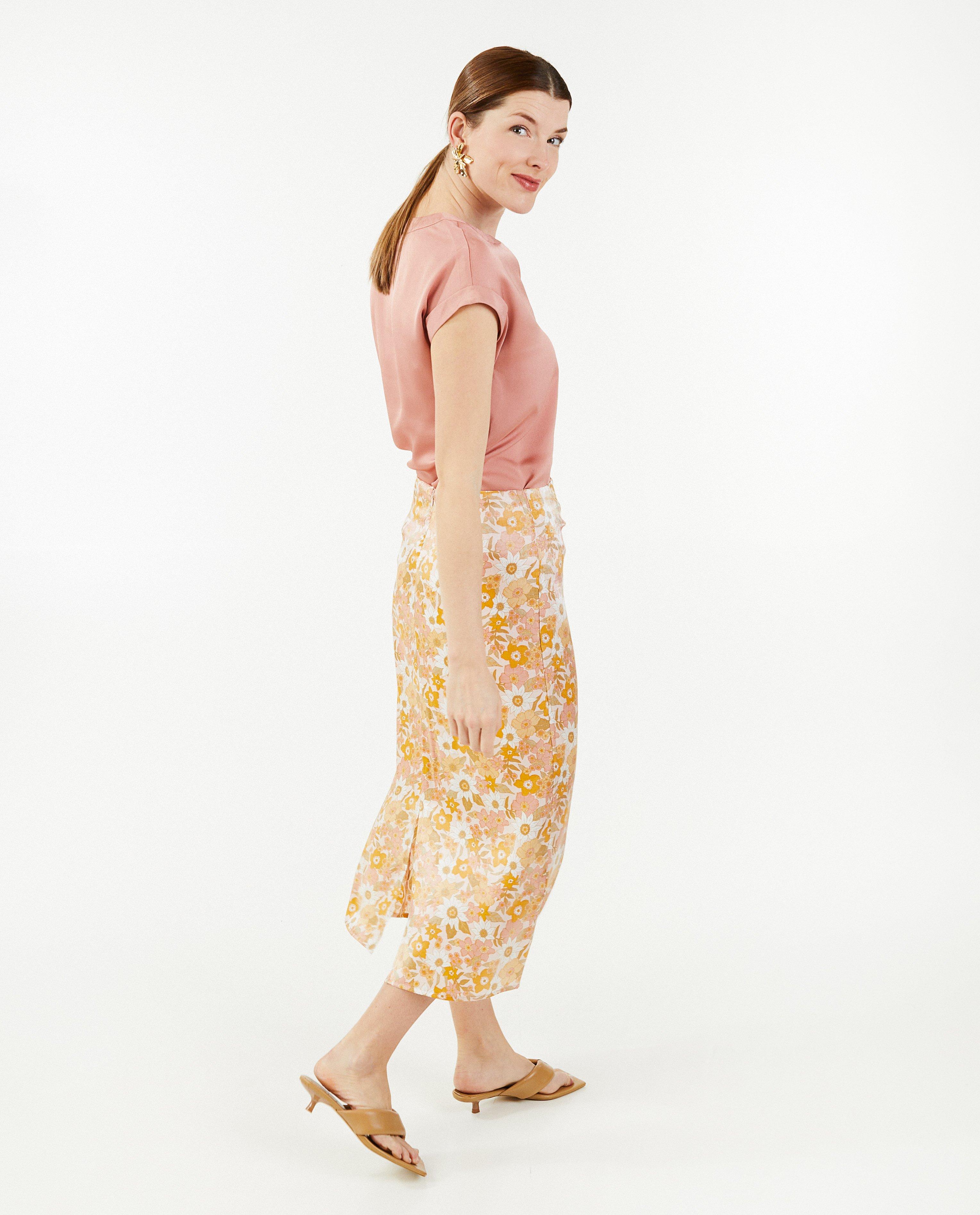 Hemden - Crêpe blouse met glans
