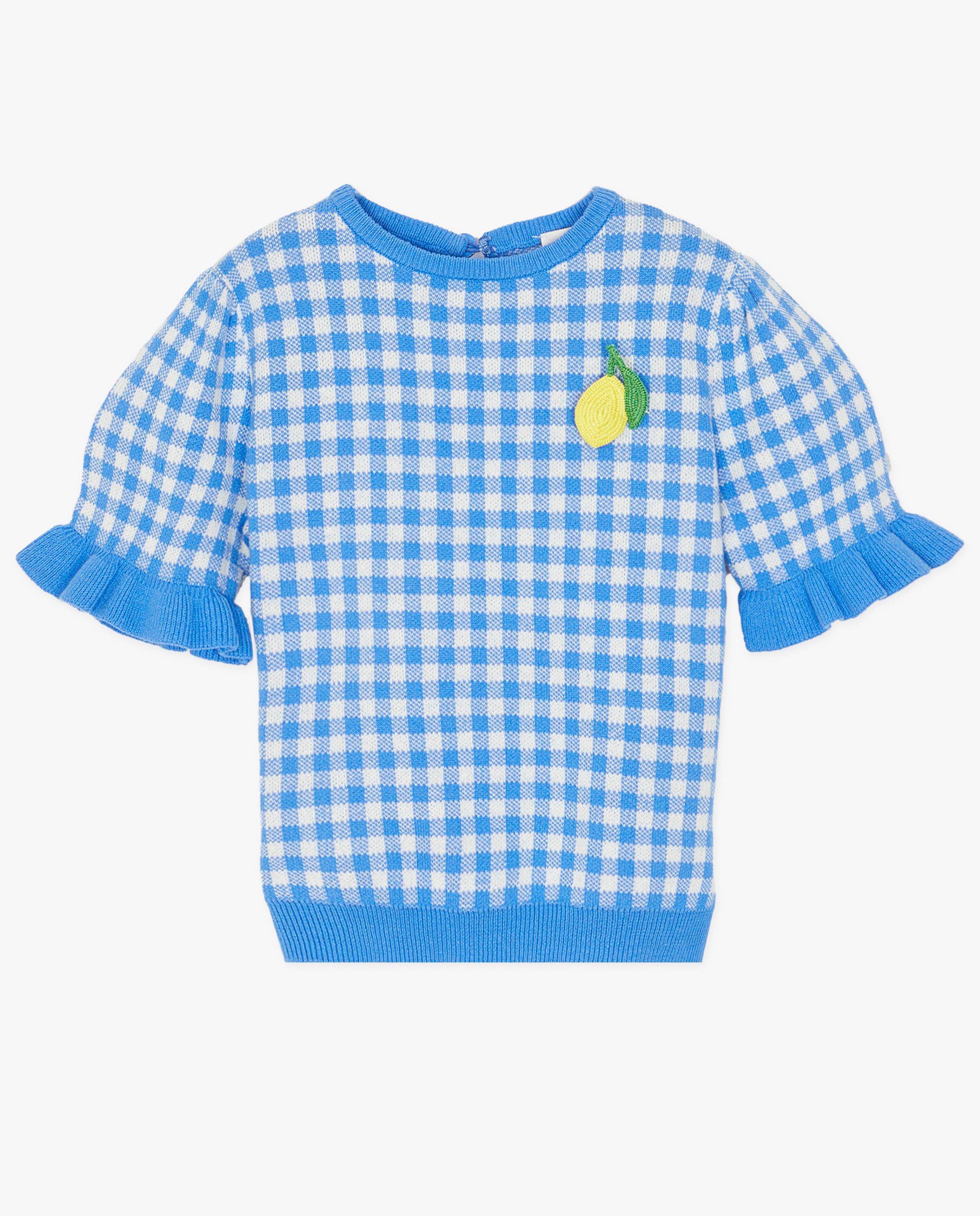 T-shirt à carreaux - null - Fred + Ginger