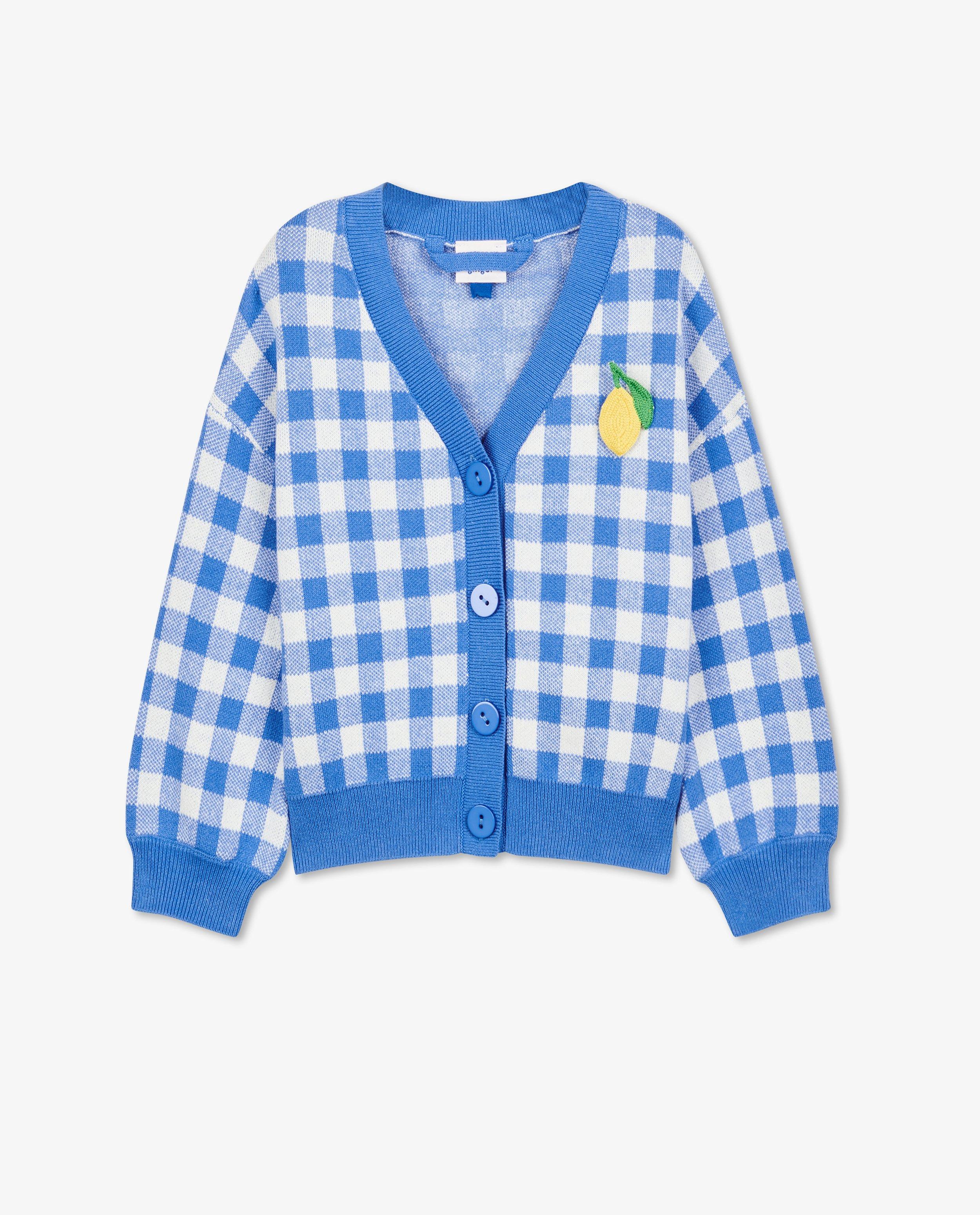 Cardigan à carreaux - null - Fred + Ginger