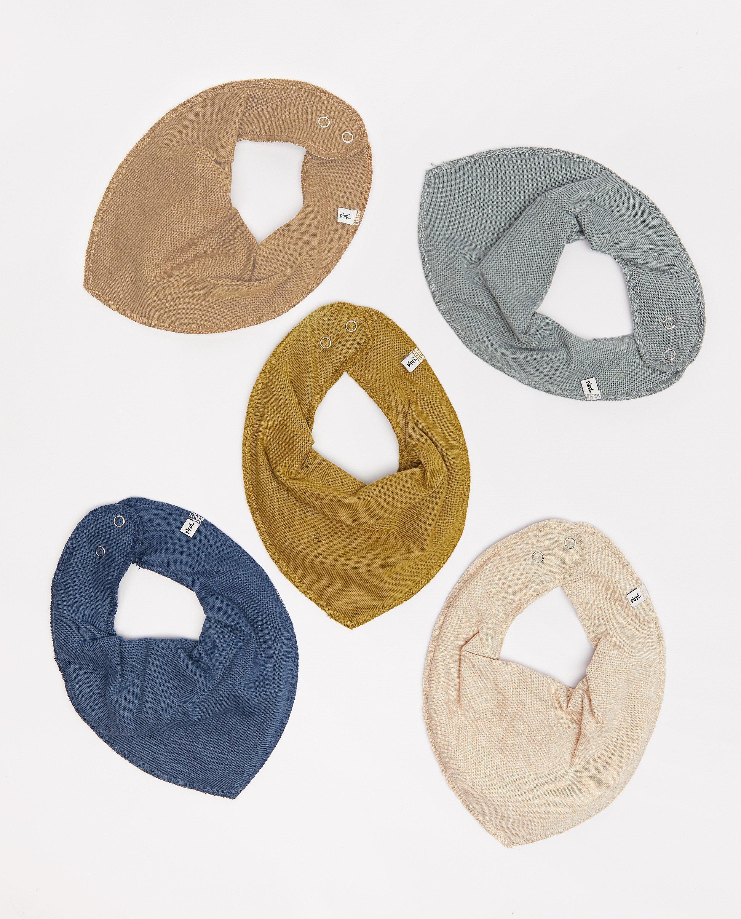 Lot de 5 bandanas bibs - null - Pippi